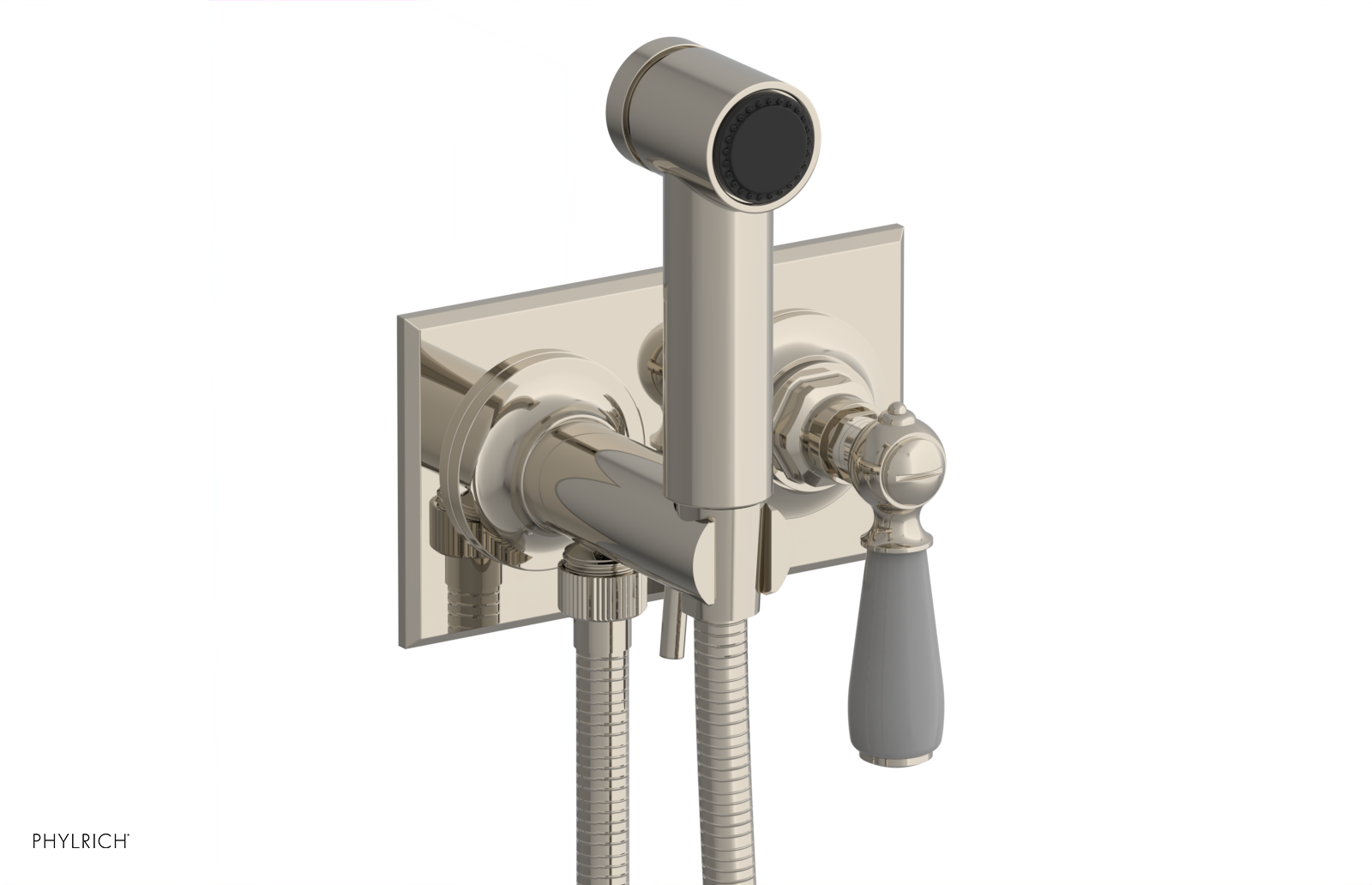 Phylrich Jamestown Wall Mounted Bidet with Lever Handle