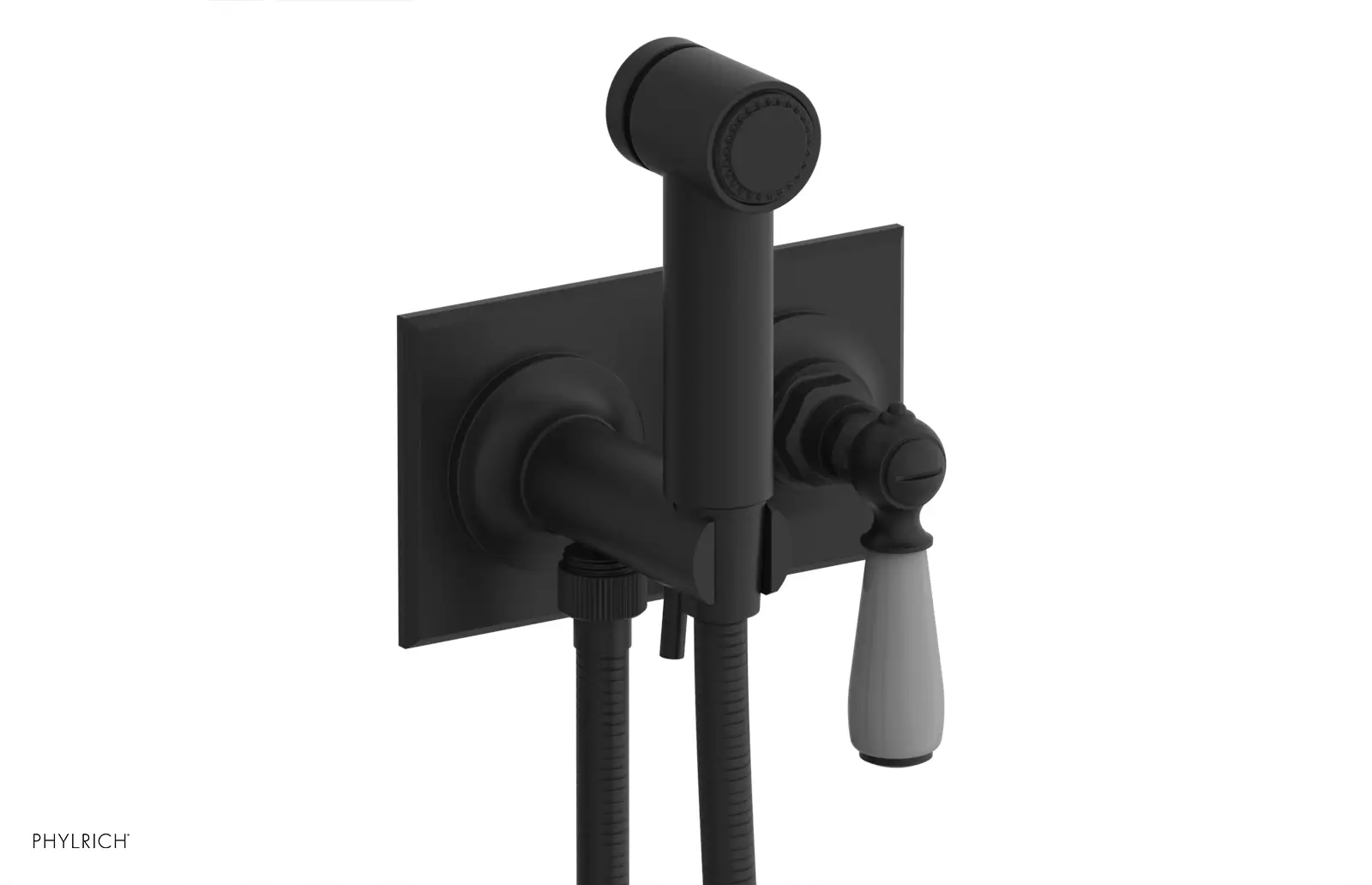 Phylrich Jamestown Wall Mounted Bidet with Lever Handle by Phylrich