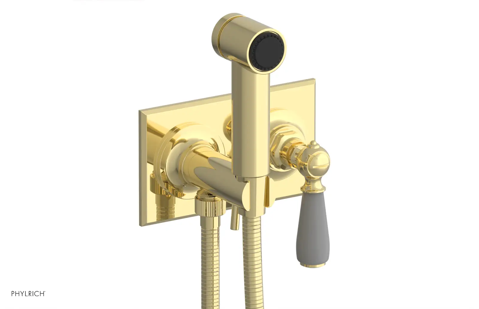 Phylrich Jamestown Wall Mounted Bidet with Lever Handle by Phylrich