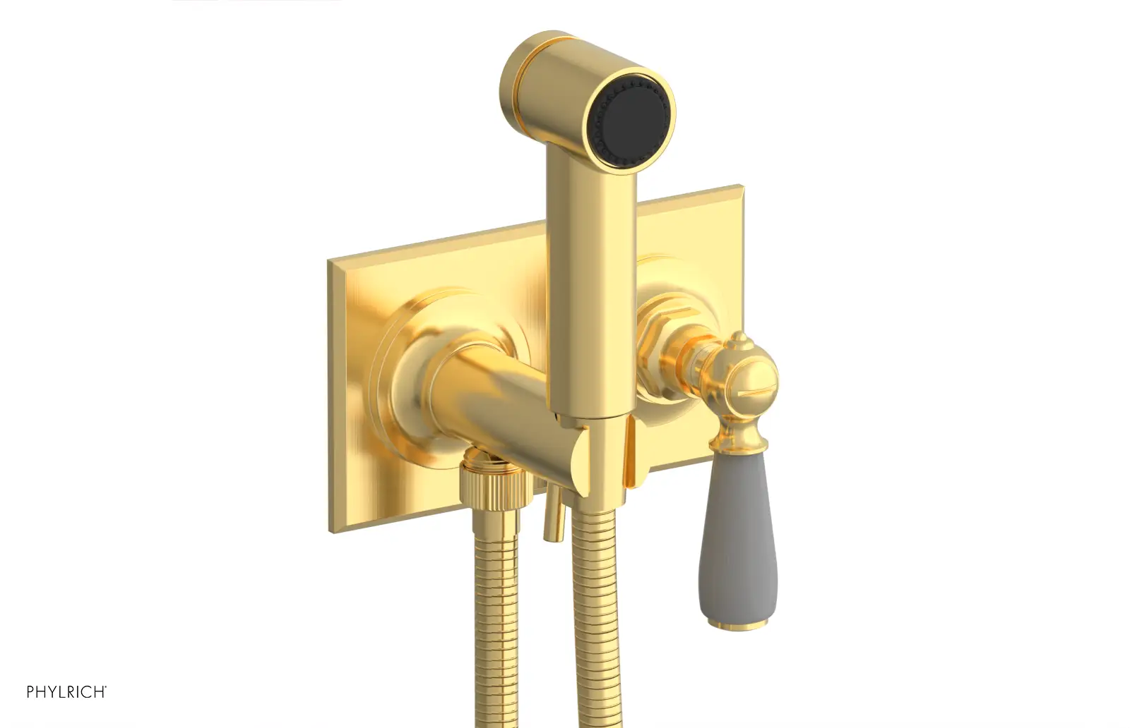 Phylrich Jamestown Wall Mounted Bidet with Lever Handle by Phylrich