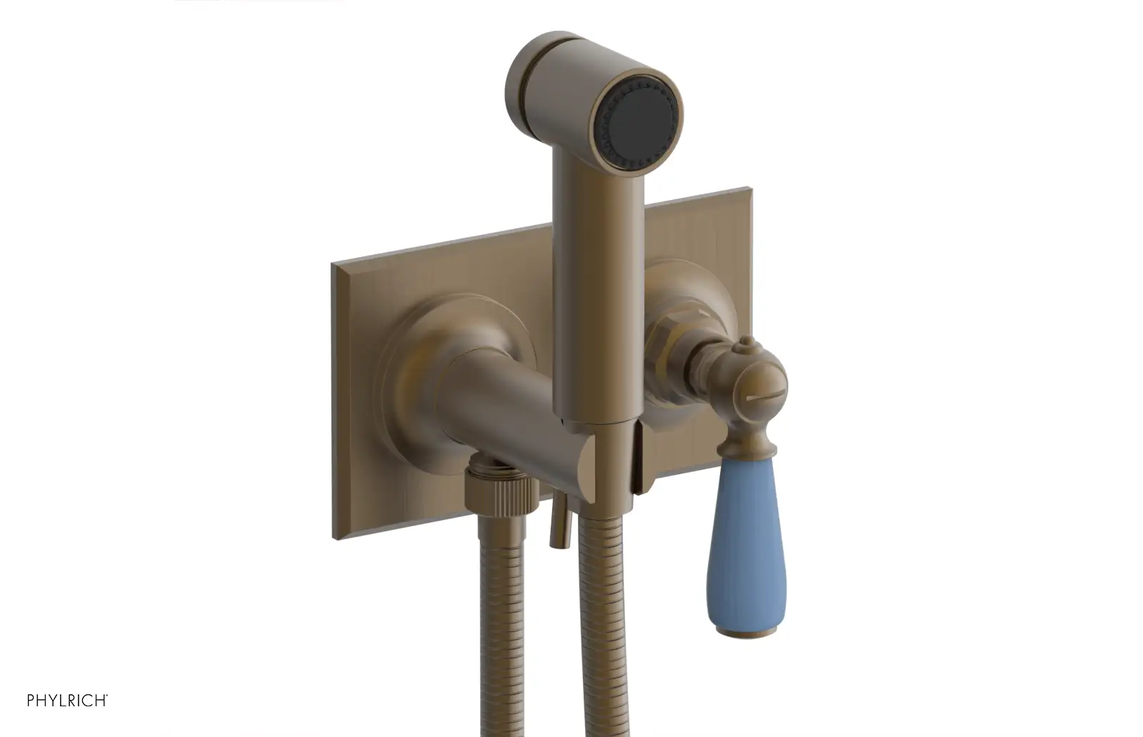 Phylrich Jamestown Wall Mounted Bidet with Lever Handle by Phylrich