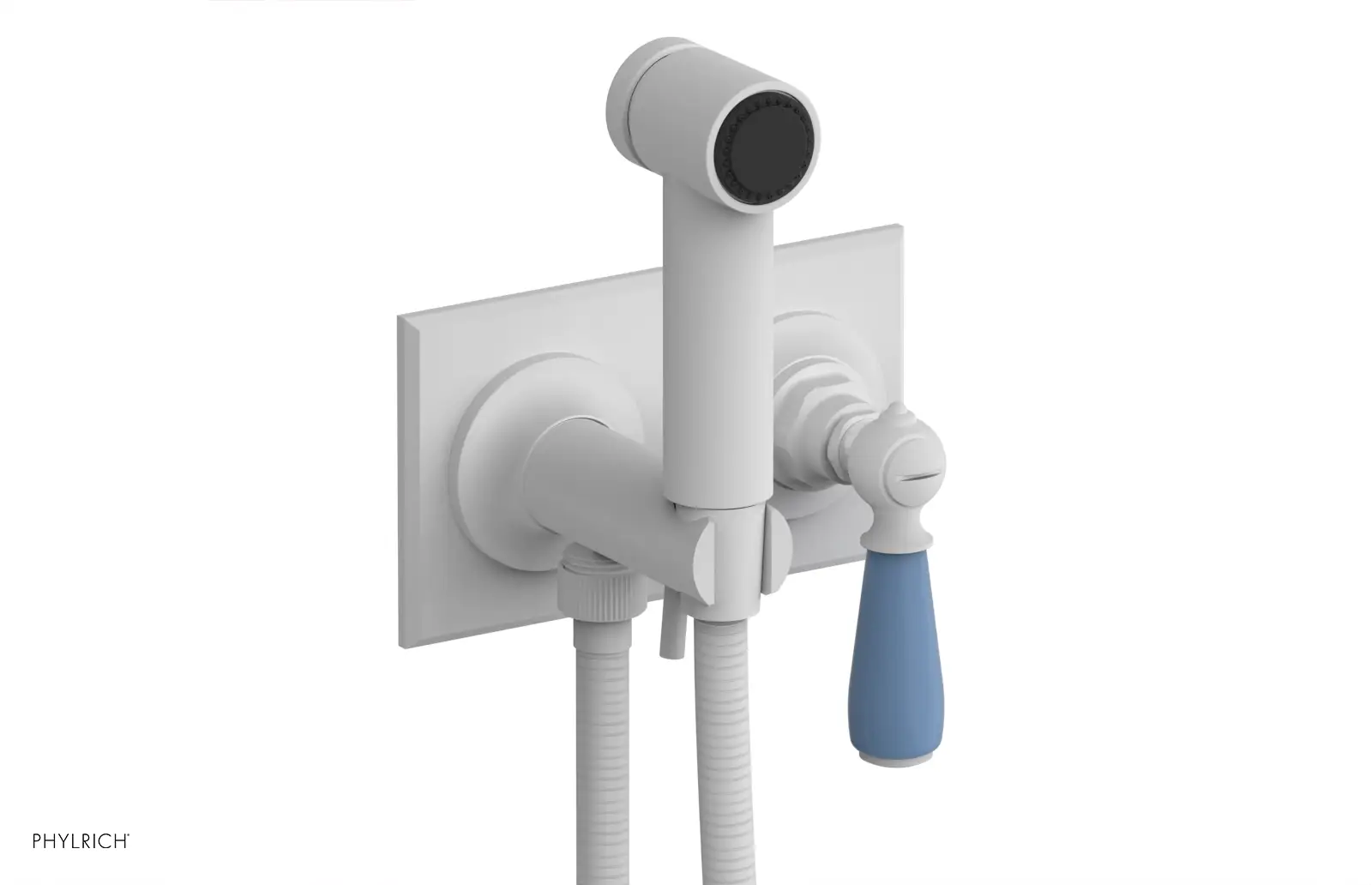 Phylrich Jamestown Wall Mounted Bidet with Lever Handle by Phylrich