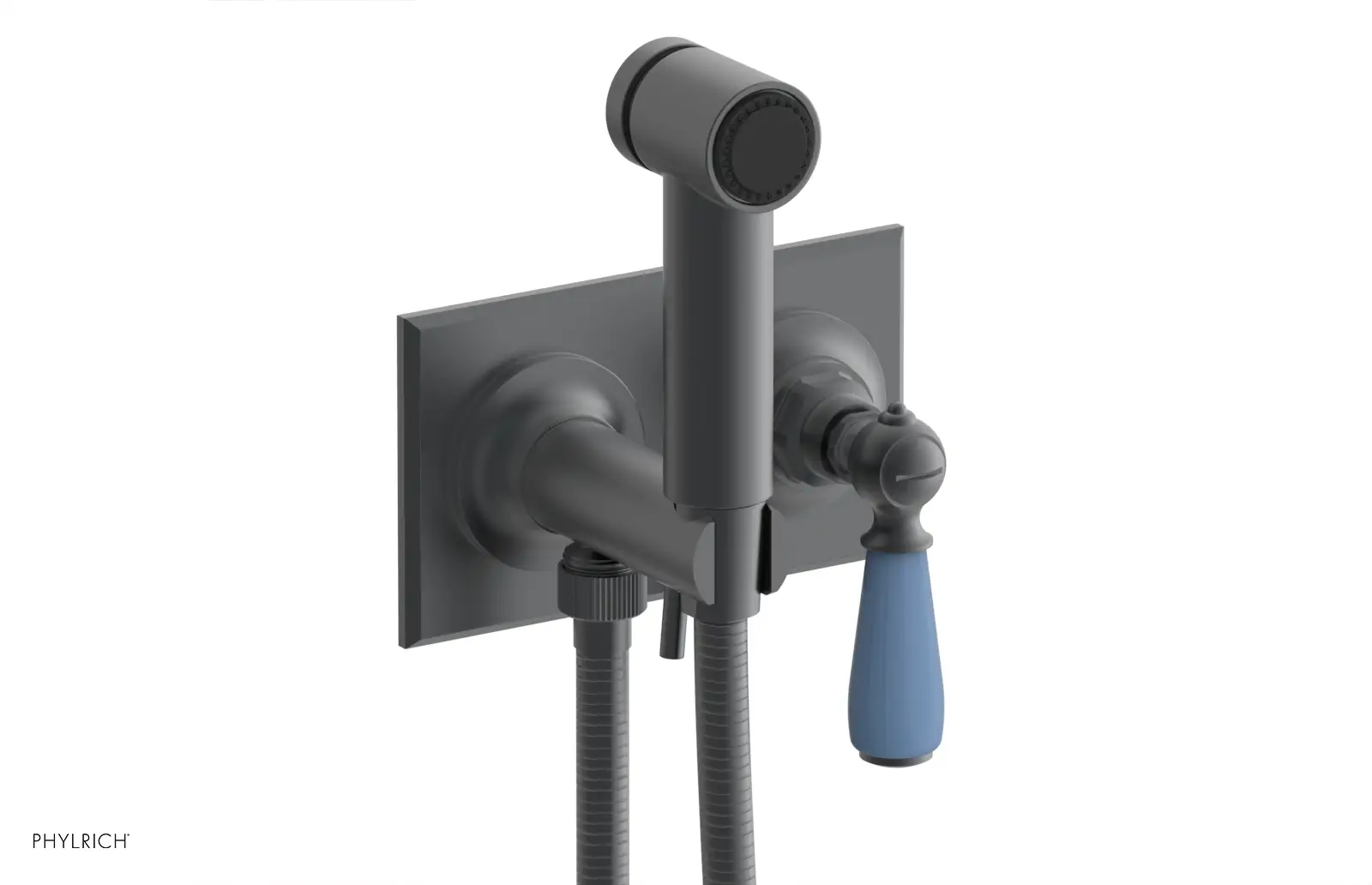 Phylrich Jamestown Wall Mounted Bidet with Lever Handle by Phylrich