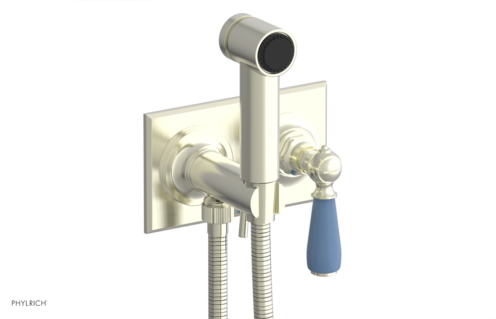 Phylrich Jamestown Wall Mounted Bidet with Lever Handle