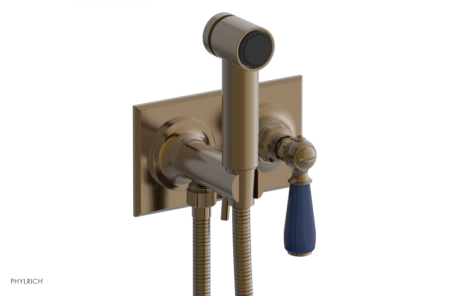 Phylrich Jamestown Wall Mounted Bidet with Lever Handle