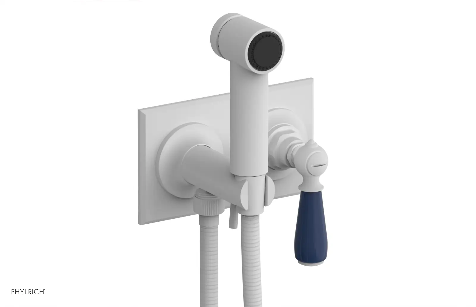 Phylrich Jamestown Wall Mounted Bidet with Lever Handle by Phylrich