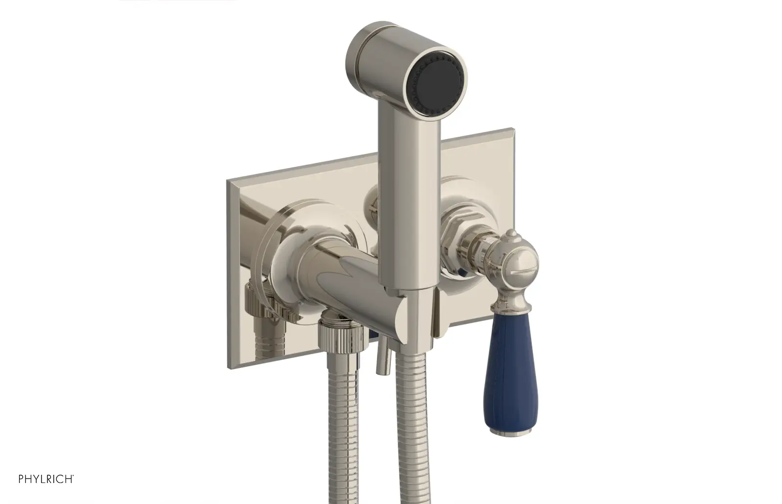 Phylrich Jamestown Wall Mounted Bidet with Lever Handle by Phylrich
