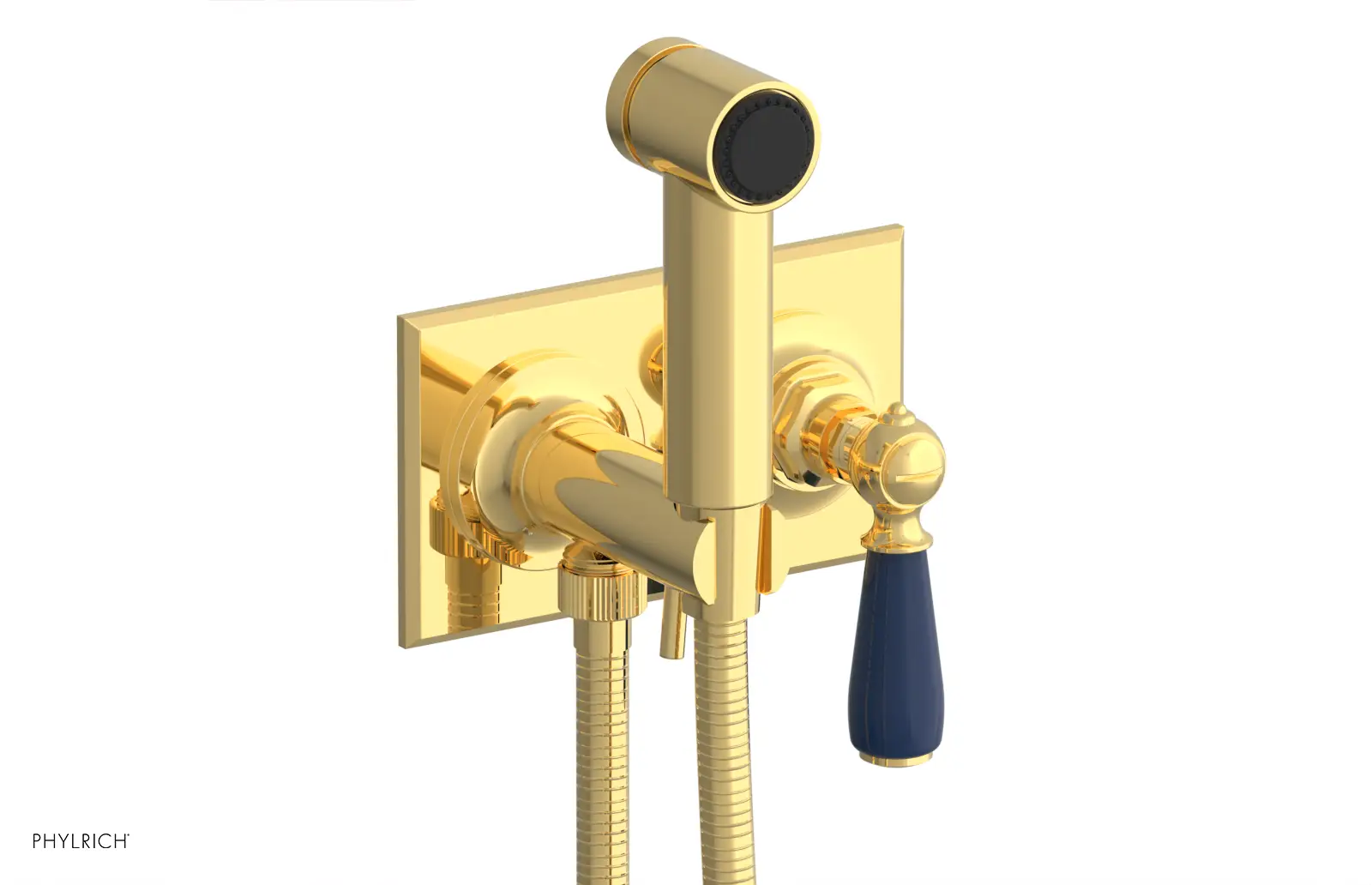 Phylrich Jamestown Wall Mounted Bidet with Lever Handle by Phylrich