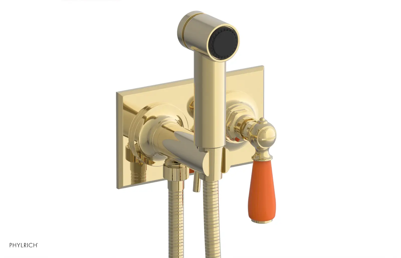 Phylrich Jamestown Wall Mounted Bidet with Lever Handle by Phylrich