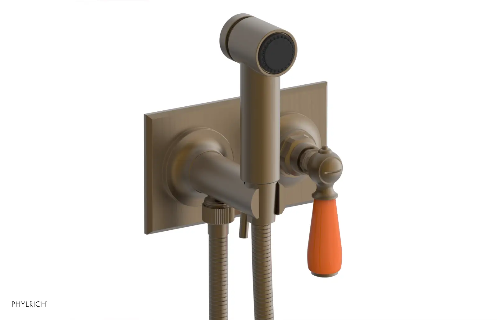 Phylrich Jamestown Wall Mounted Bidet with Lever Handle by Phylrich