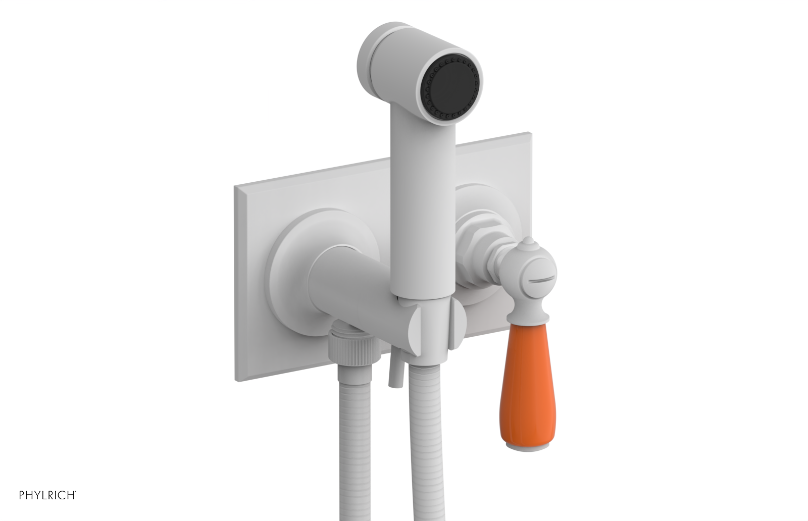 Phylrich Jamestown Wall Mounted Bidet with Lever Handle