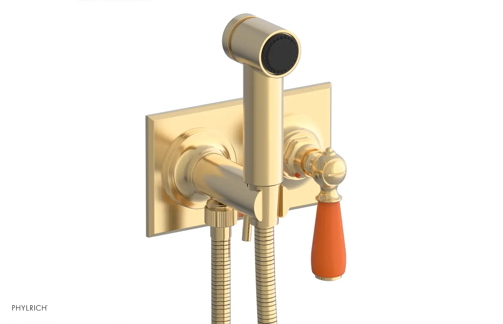 Phylrich Jamestown Wall Mounted Bidet with Lever Handle by Phylrich