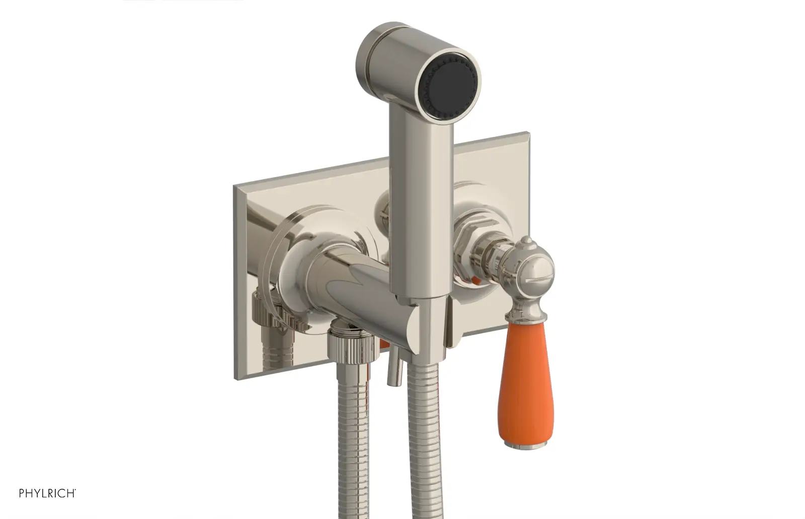 Phylrich Jamestown Wall Mounted Bidet with Lever Handle by Phylrich