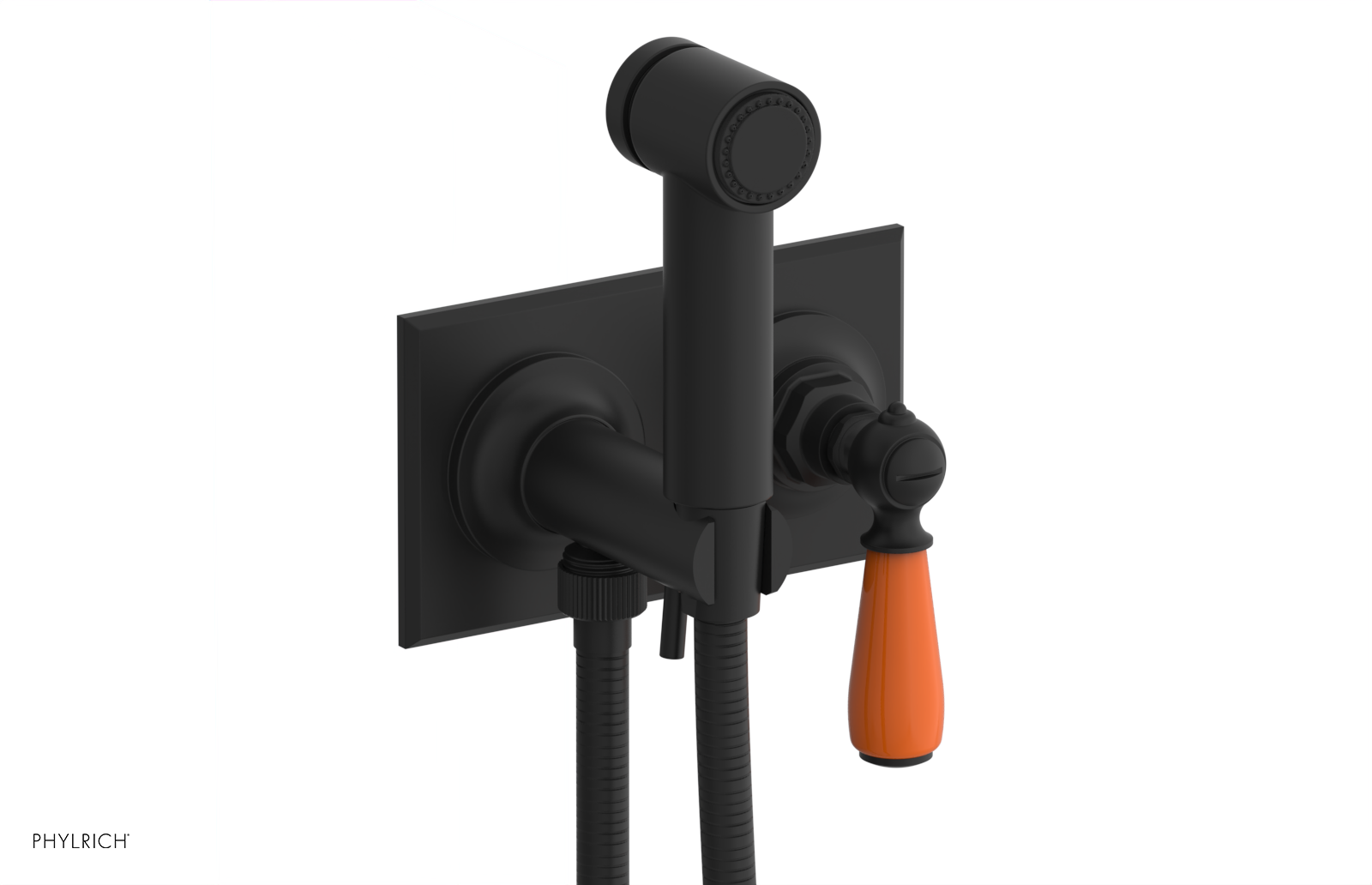 Phylrich Jamestown Wall Mounted Bidet with Lever Handle