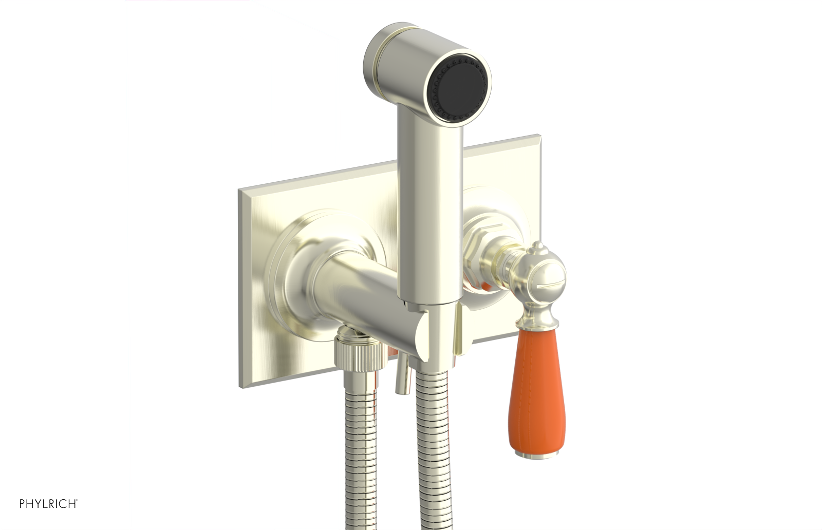 Phylrich Jamestown Wall Mounted Bidet with Lever Handle