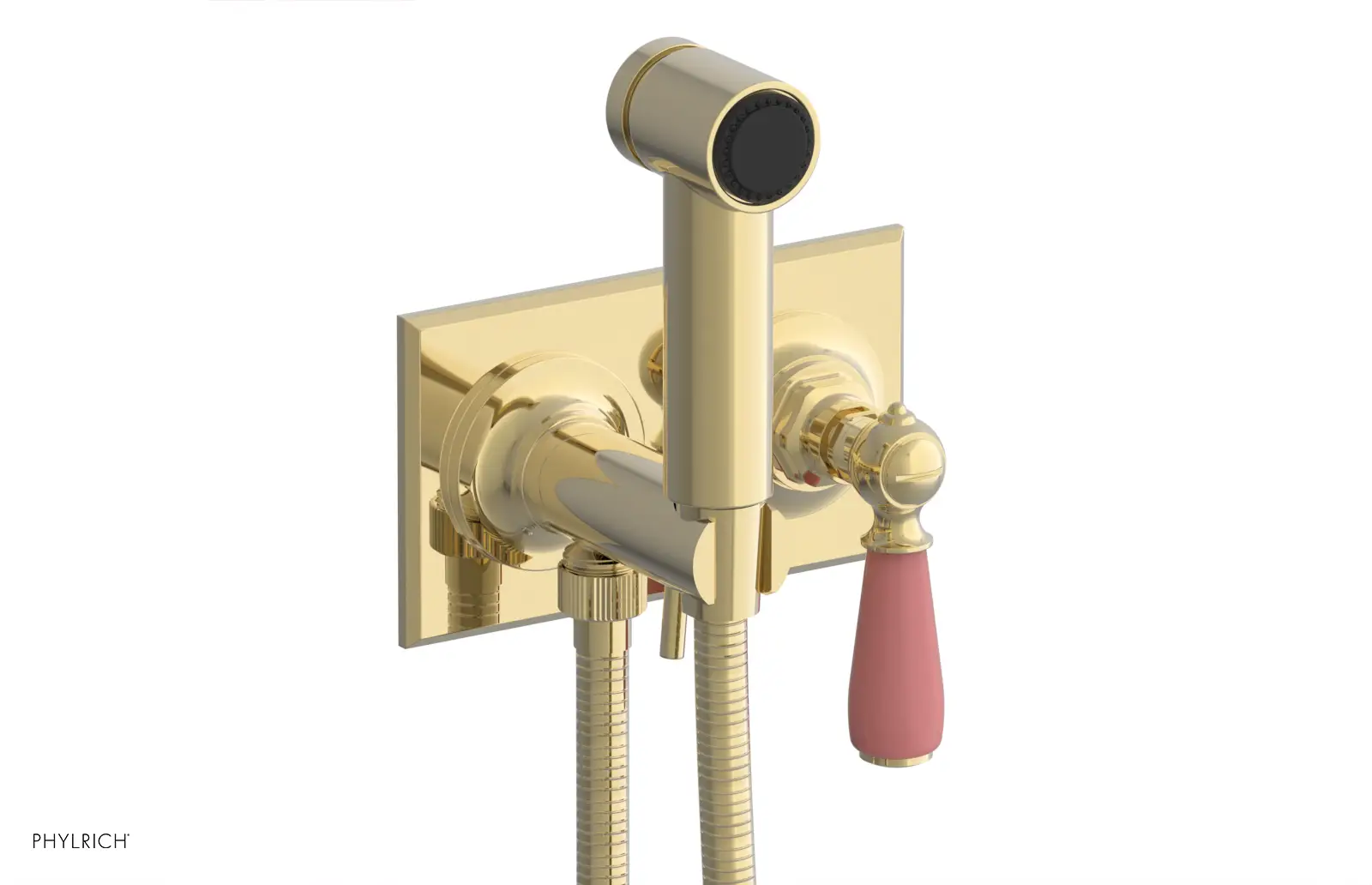 Phylrich Jamestown Wall Mounted Bidet with Lever Handle by Phylrich