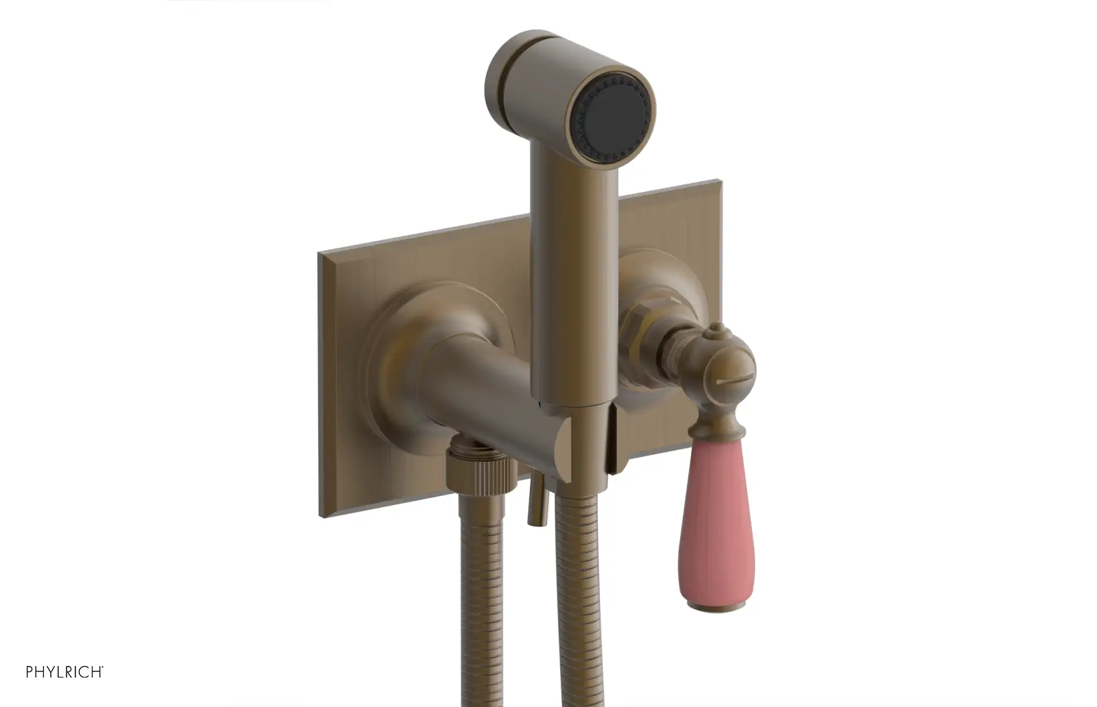 Phylrich Jamestown Wall Mounted Bidet with Lever Handle by Phylrich
