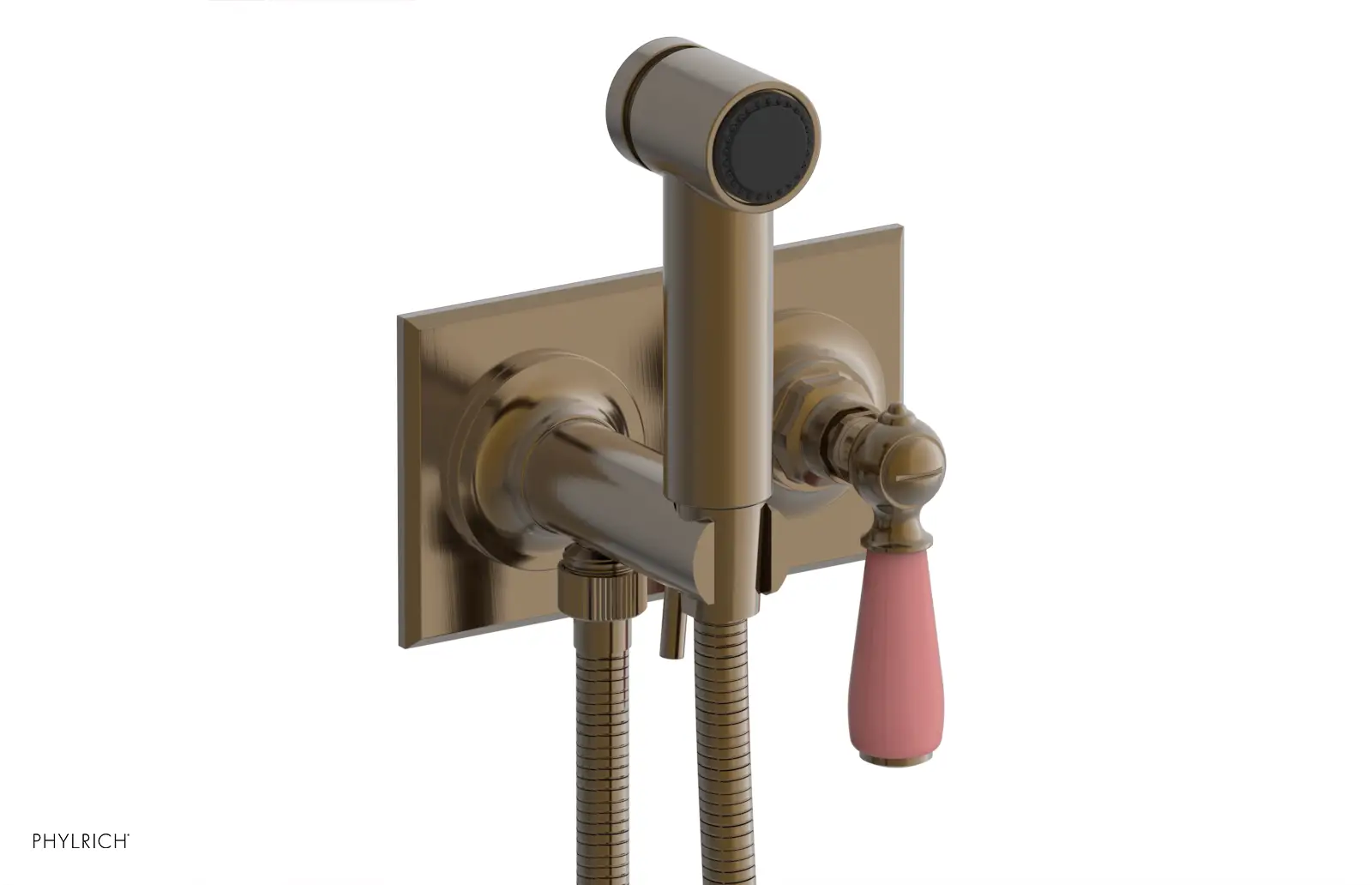 Phylrich Jamestown Wall Mounted Bidet with Lever Handle by Phylrich