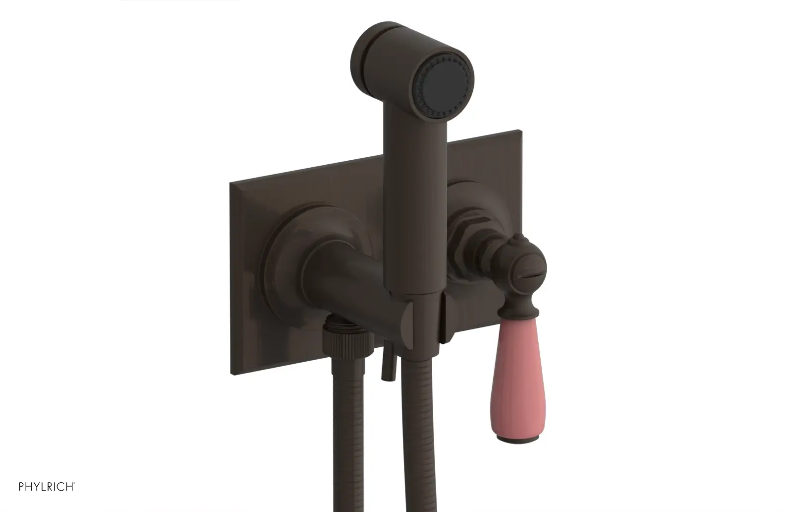 Phylrich Jamestown Wall Mounted Bidet with Lever Handle by Phylrich