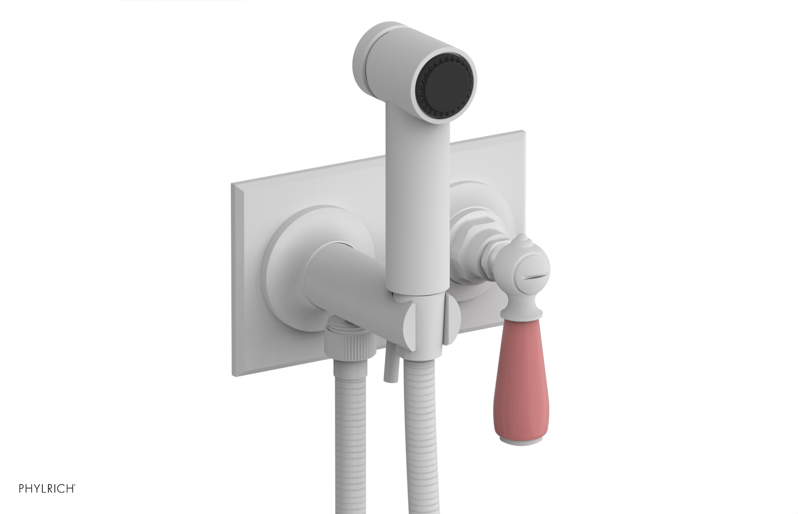 Phylrich Jamestown Wall Mounted Bidet with Lever Handle