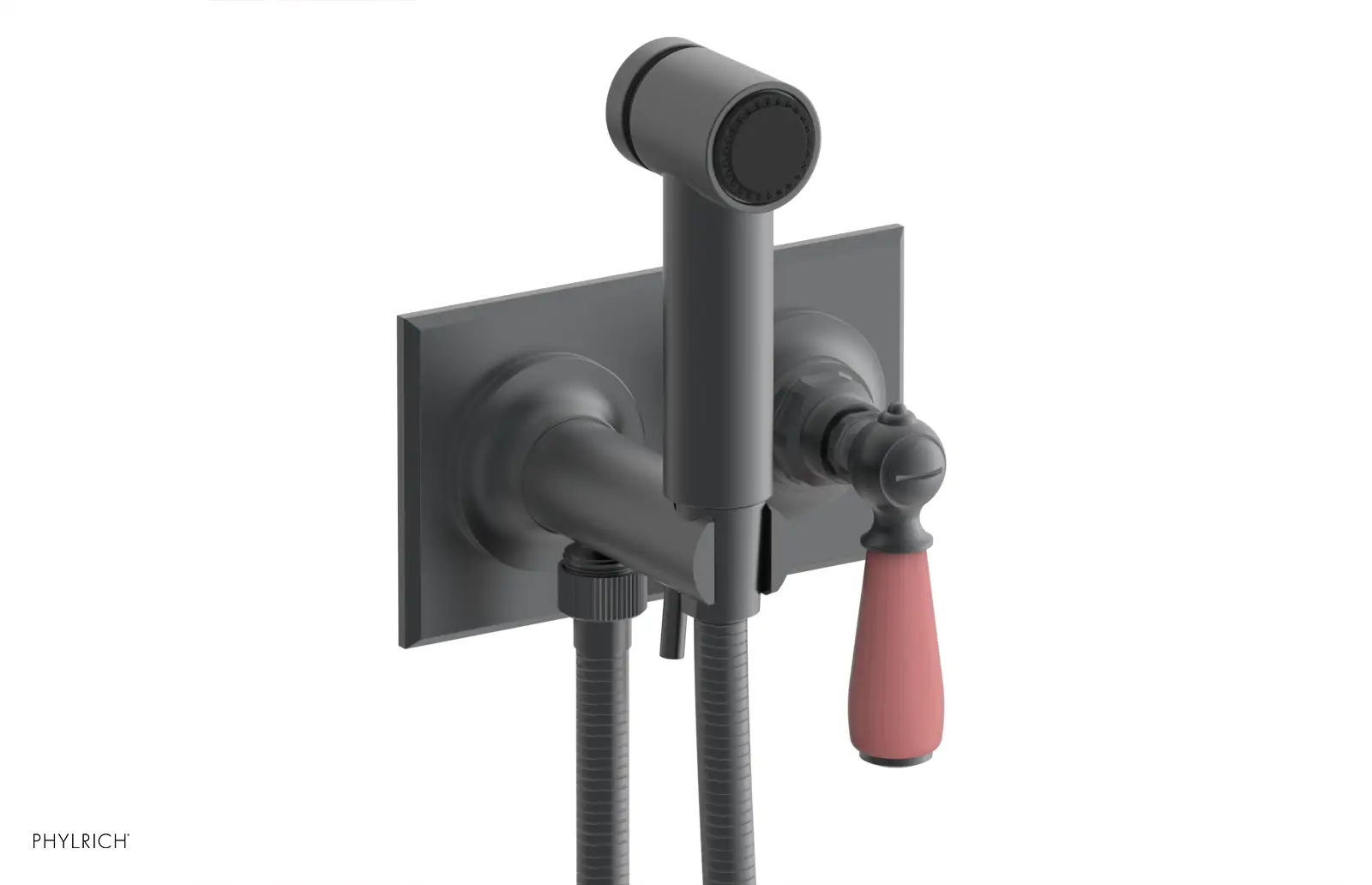 Phylrich Jamestown Wall Mounted Bidet with Lever Handle by Phylrich