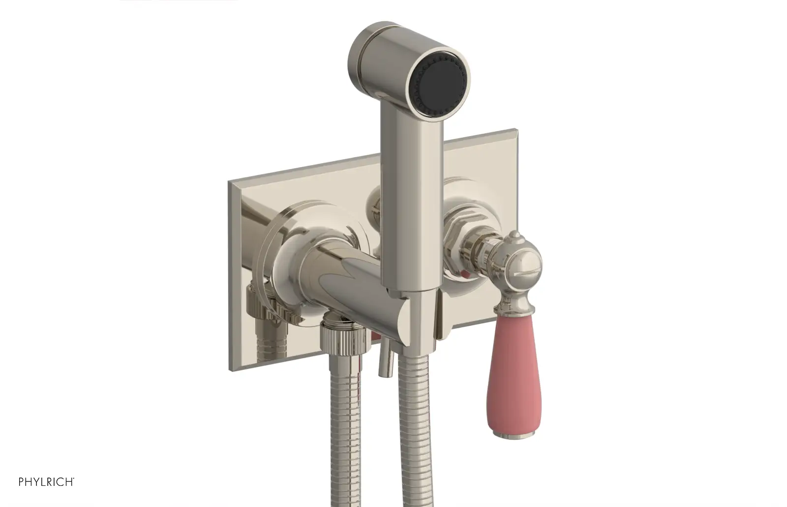 Phylrich Jamestown Wall Mounted Bidet with Lever Handle by Phylrich