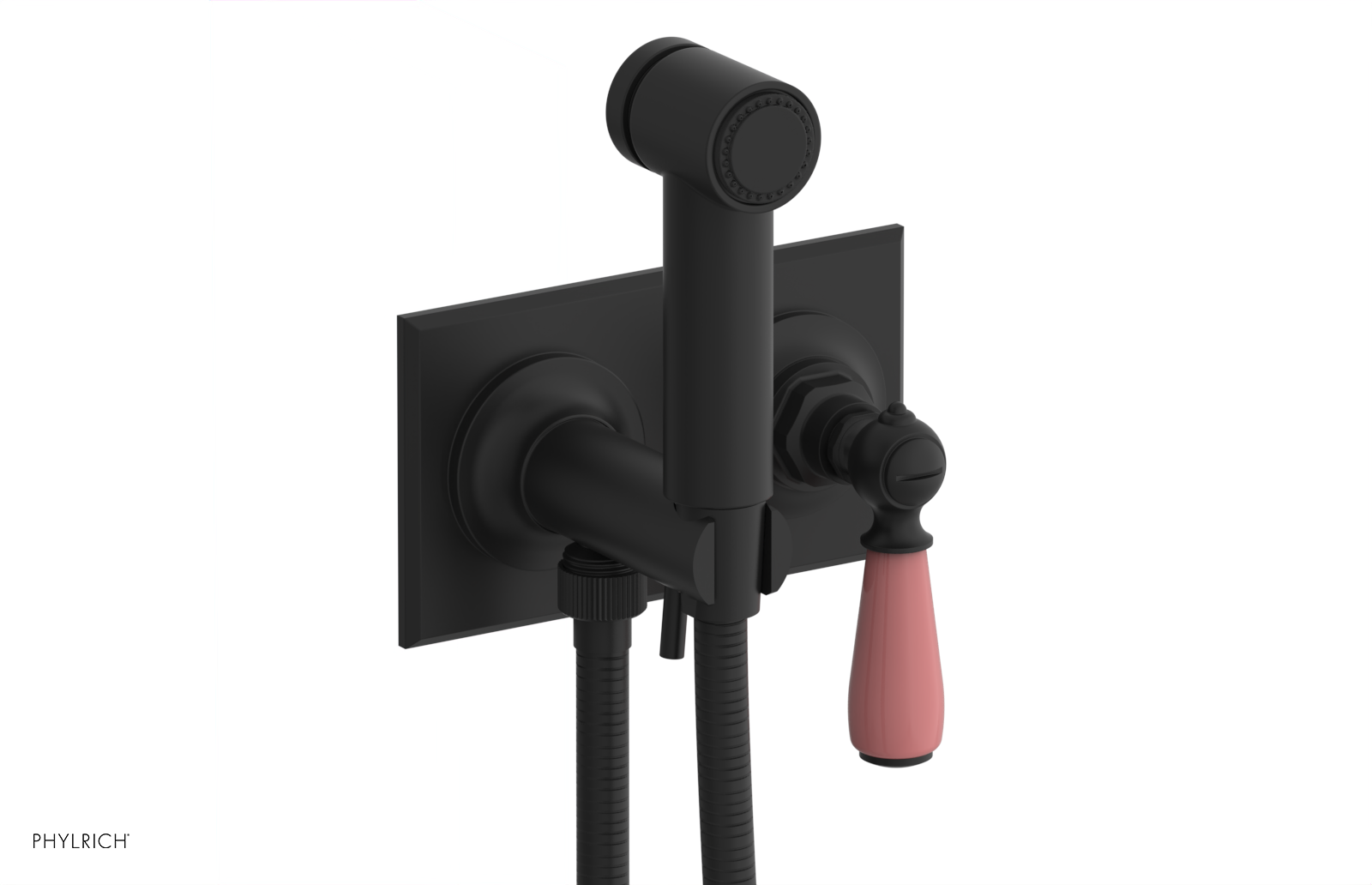 Phylrich Jamestown Wall Mounted Bidet with Lever Handle