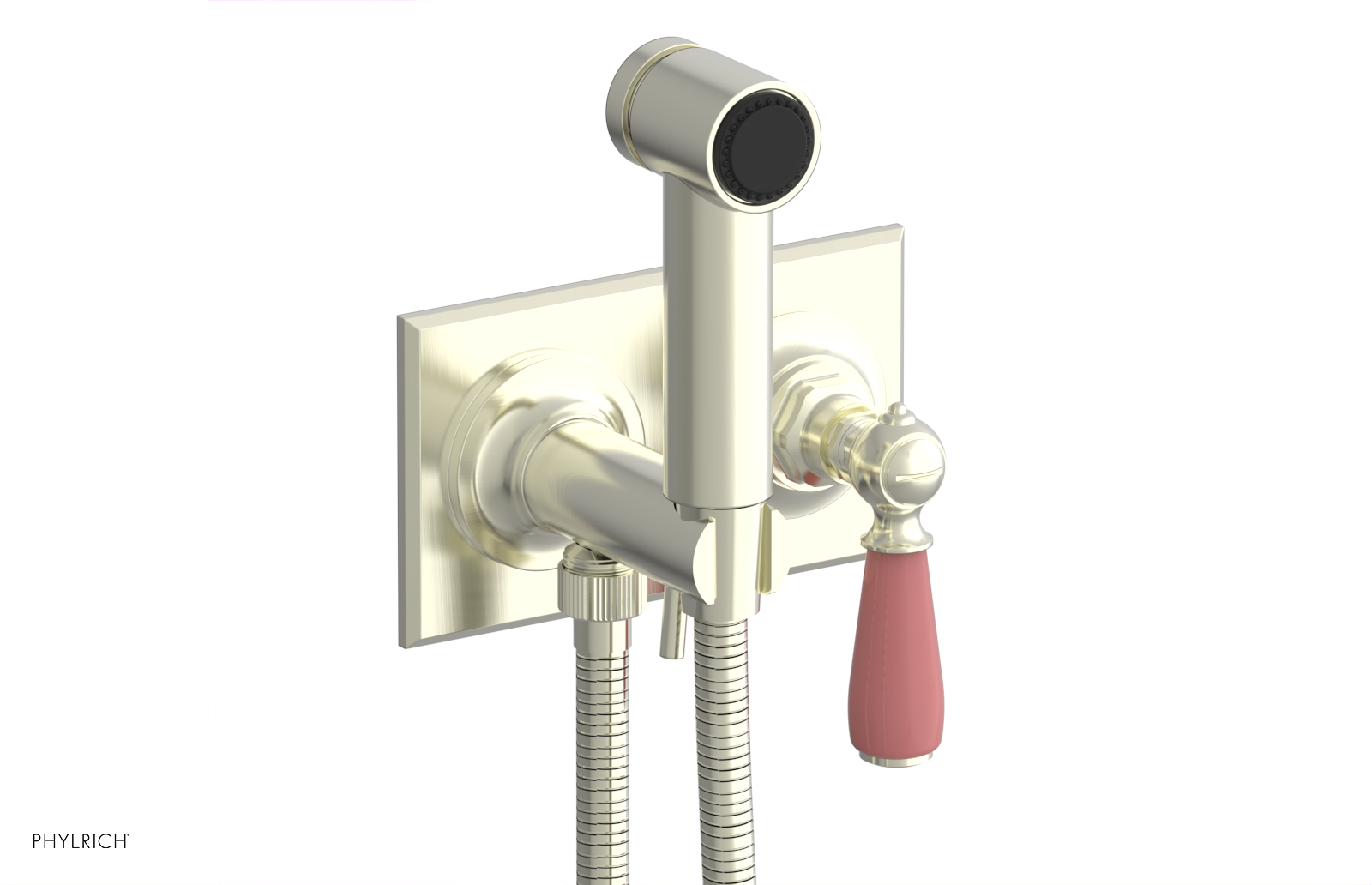 Phylrich Jamestown Wall Mounted Bidet with Lever Handle