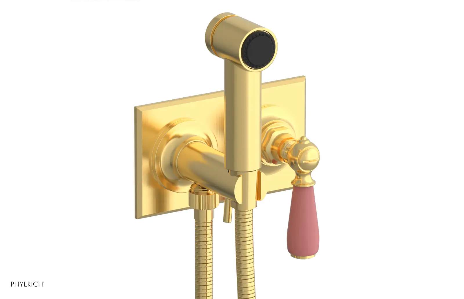 Phylrich Jamestown Wall Mounted Bidet with Lever Handle by Phylrich