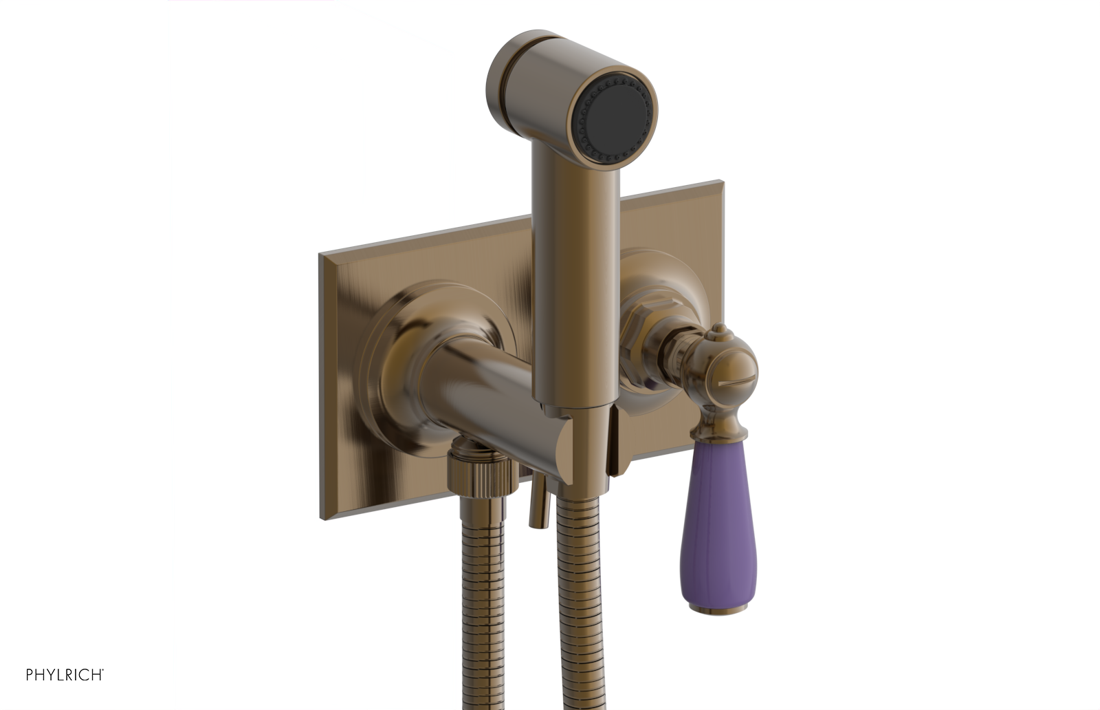 Phylrich Jamestown Wall Mounted Bidet with Lever Handle