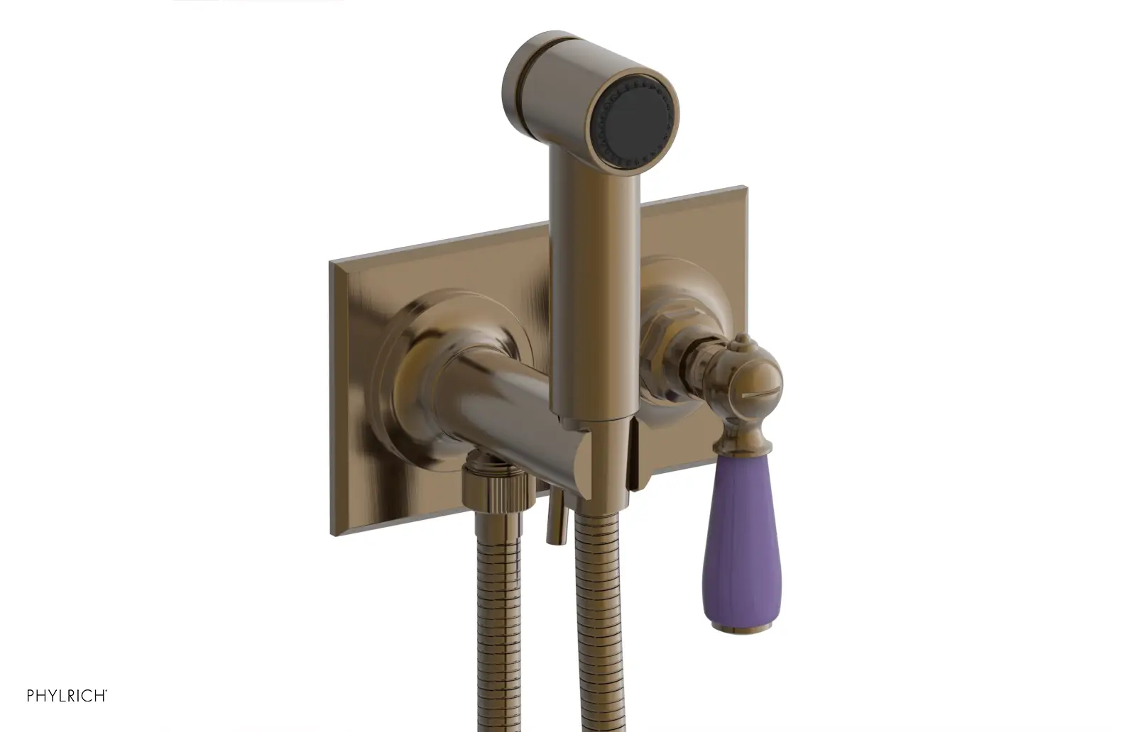 Phylrich Jamestown Wall Mounted Bidet with Lever Handle by Phylrich