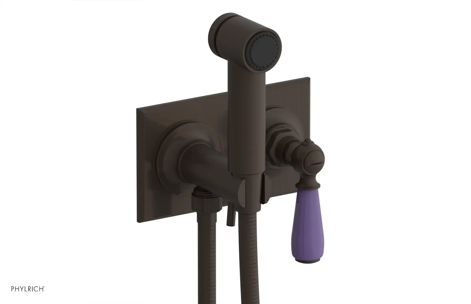 Phylrich Jamestown Wall Mounted Bidet with Lever Handle by Phylrich