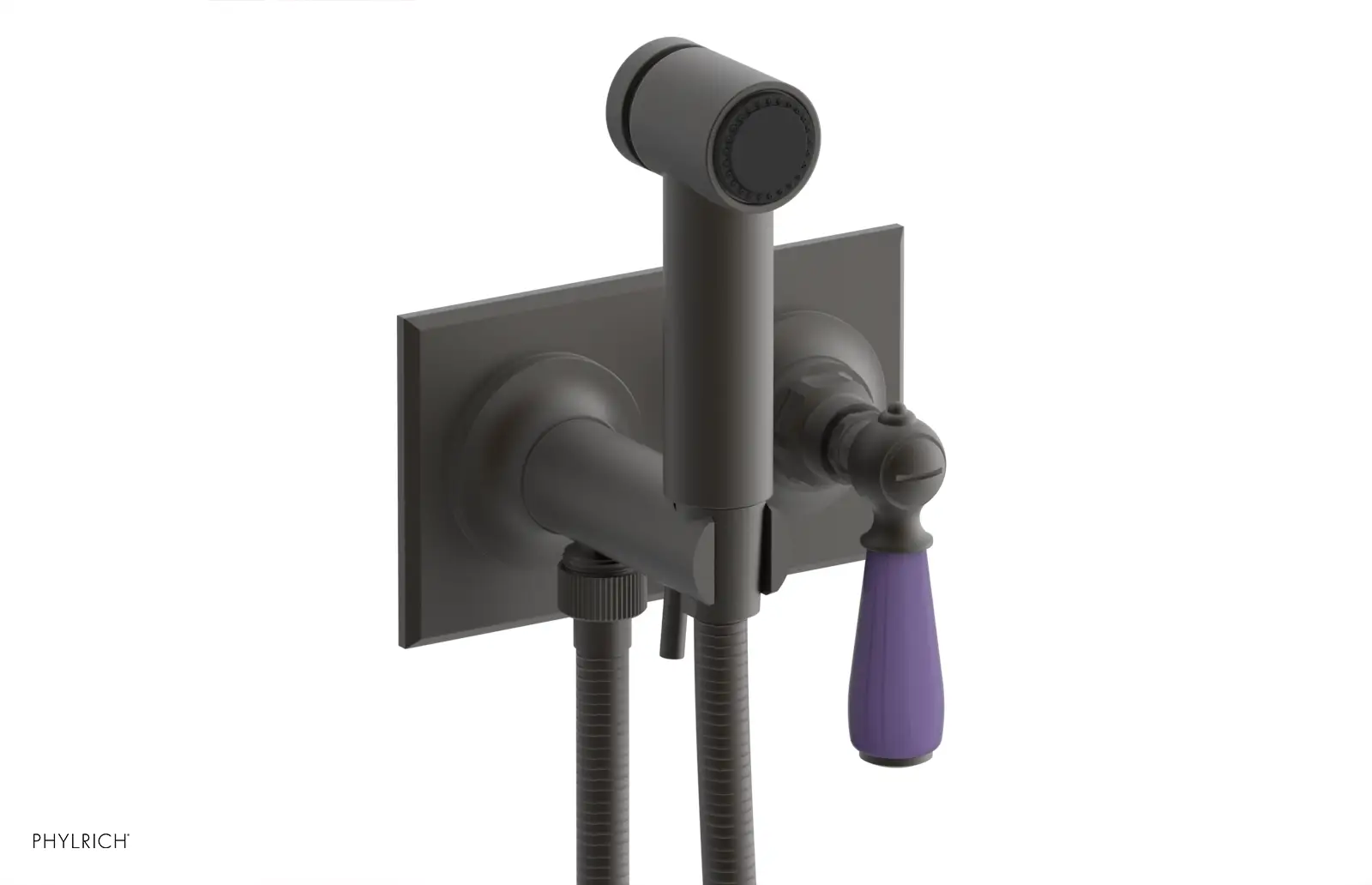 Phylrich Jamestown Wall Mounted Bidet with Lever Handle by Phylrich