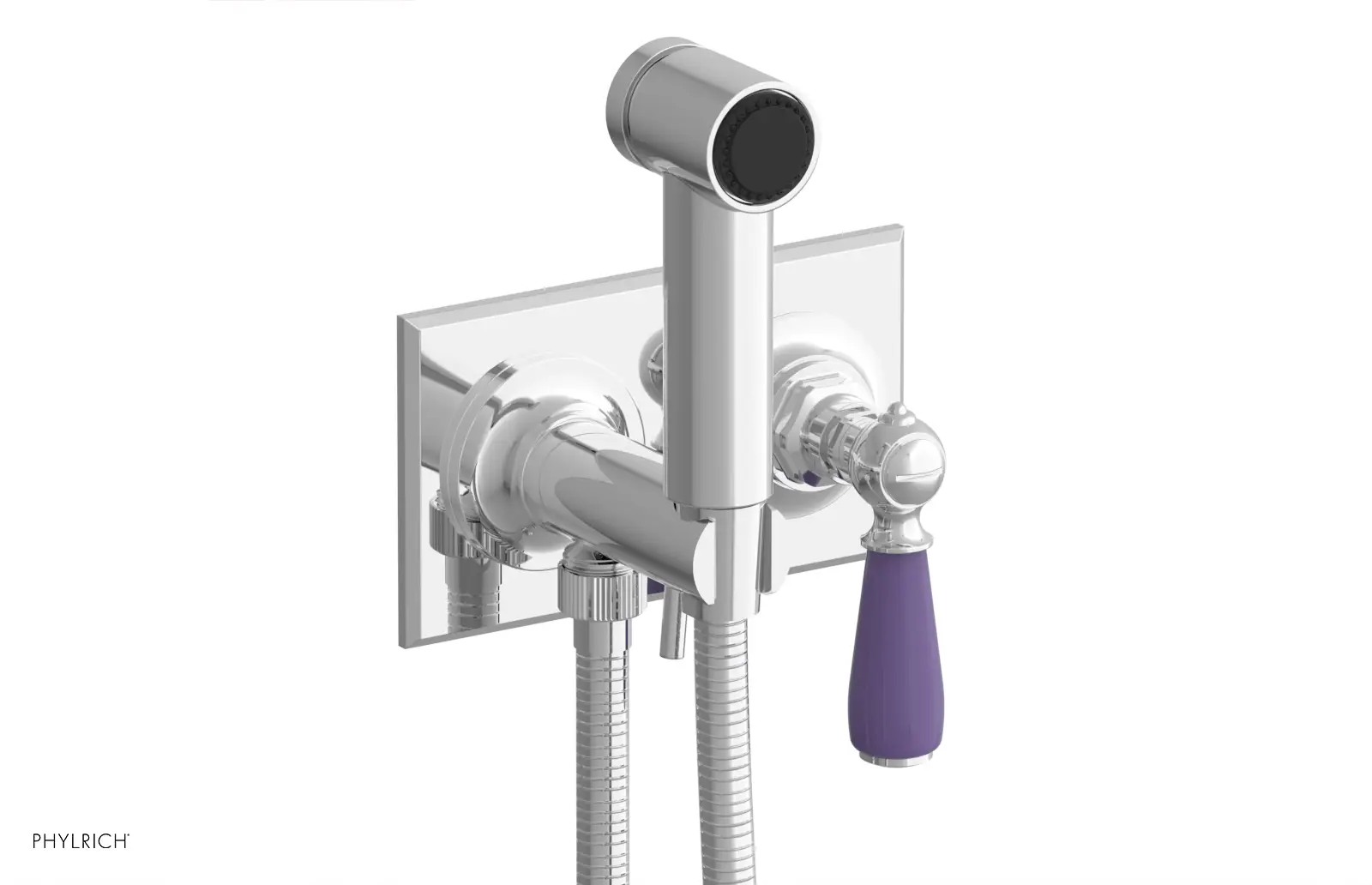Phylrich Jamestown Wall Mounted Bidet with Lever Handle by Phylrich