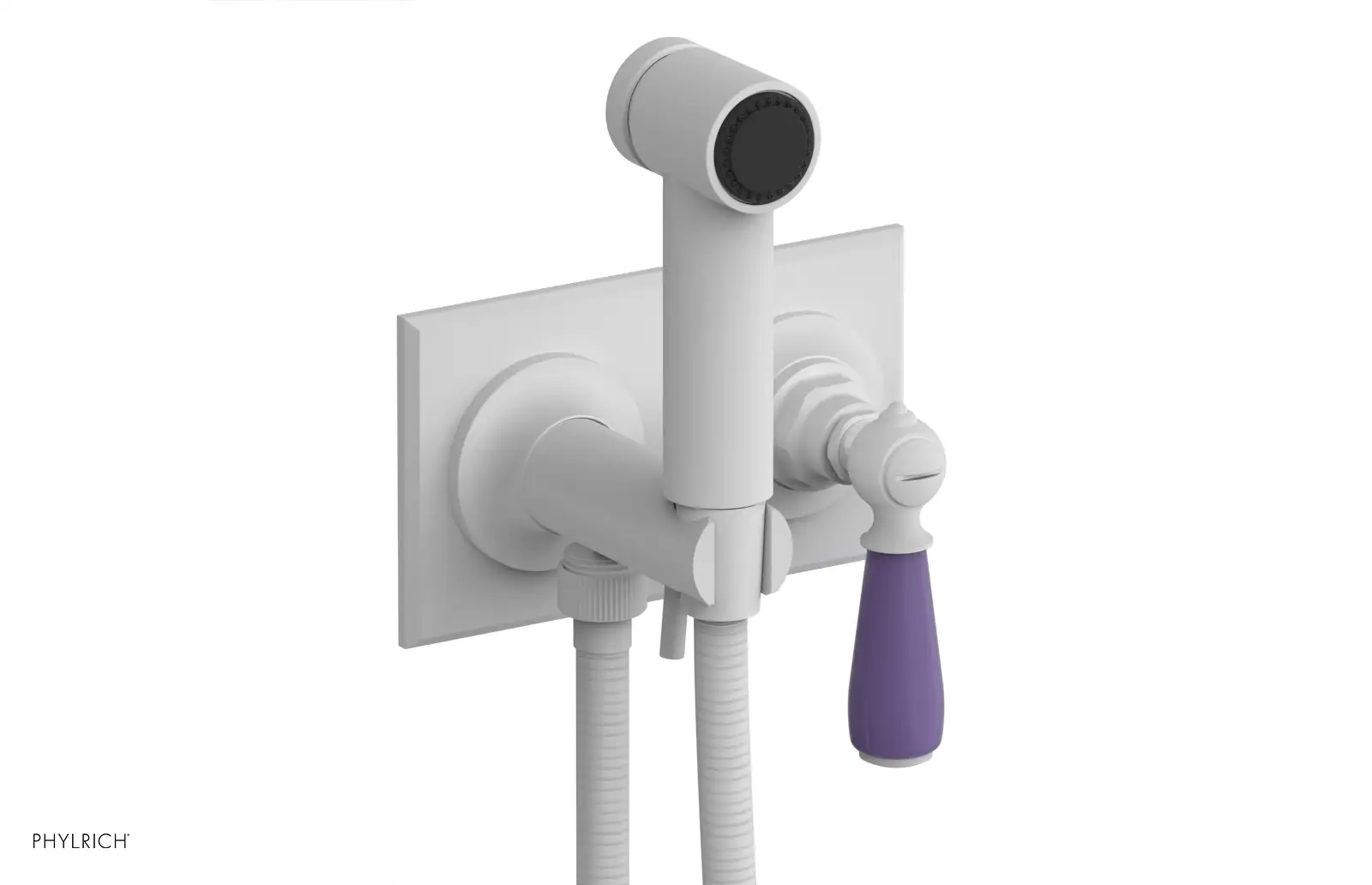 Phylrich Jamestown Wall Mounted Bidet with Lever Handle by Phylrich