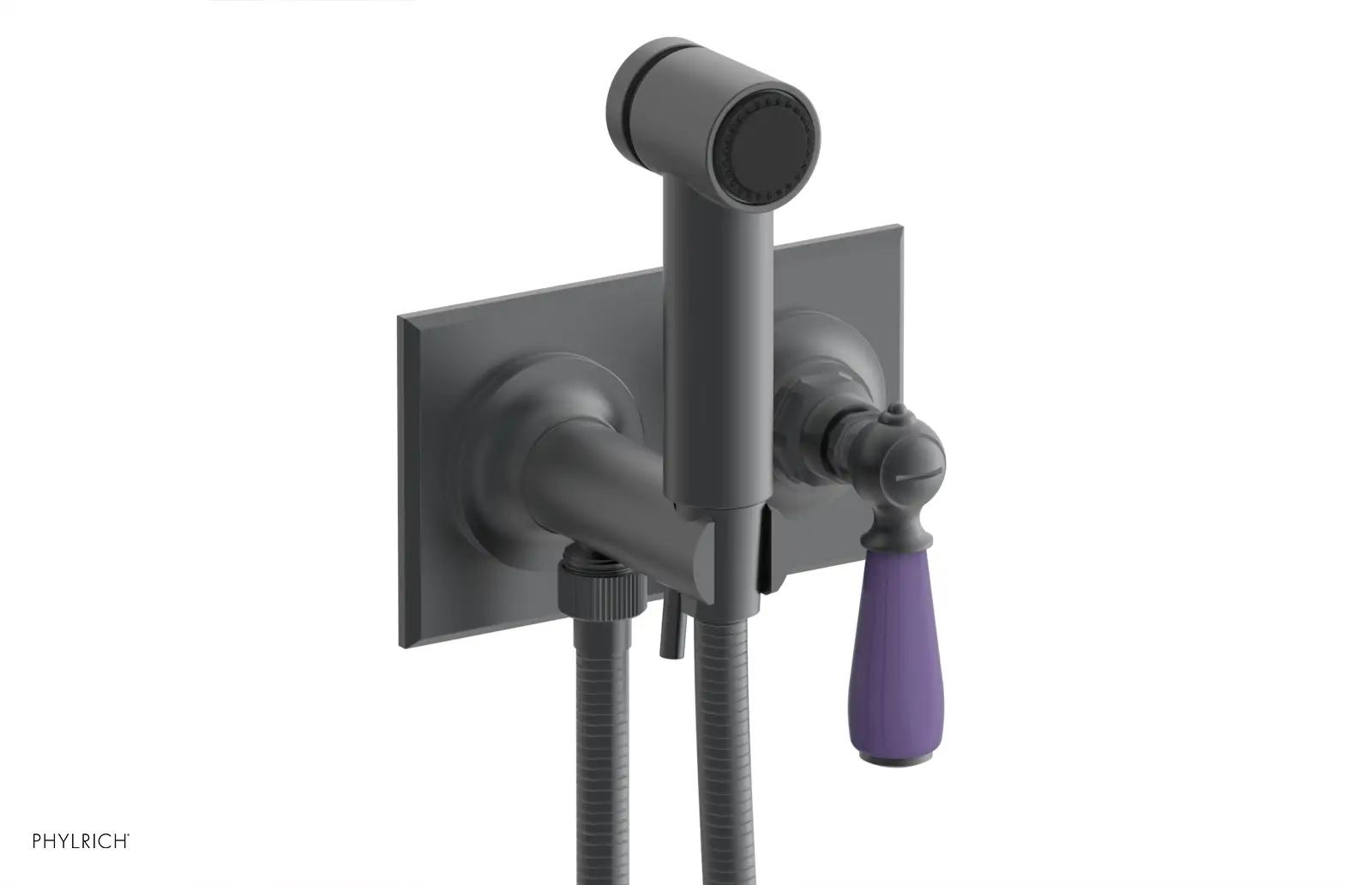 Phylrich Jamestown Wall Mounted Bidet with Lever Handle by Phylrich