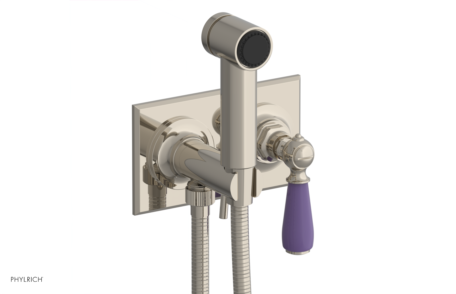 Phylrich Jamestown Wall Mounted Bidet with Lever Handle