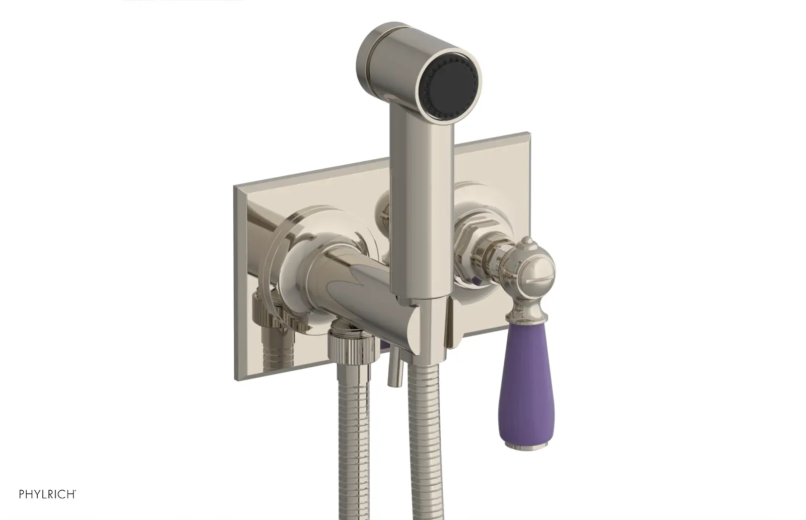 Phylrich Jamestown Wall Mounted Bidet with Lever Handle by Phylrich