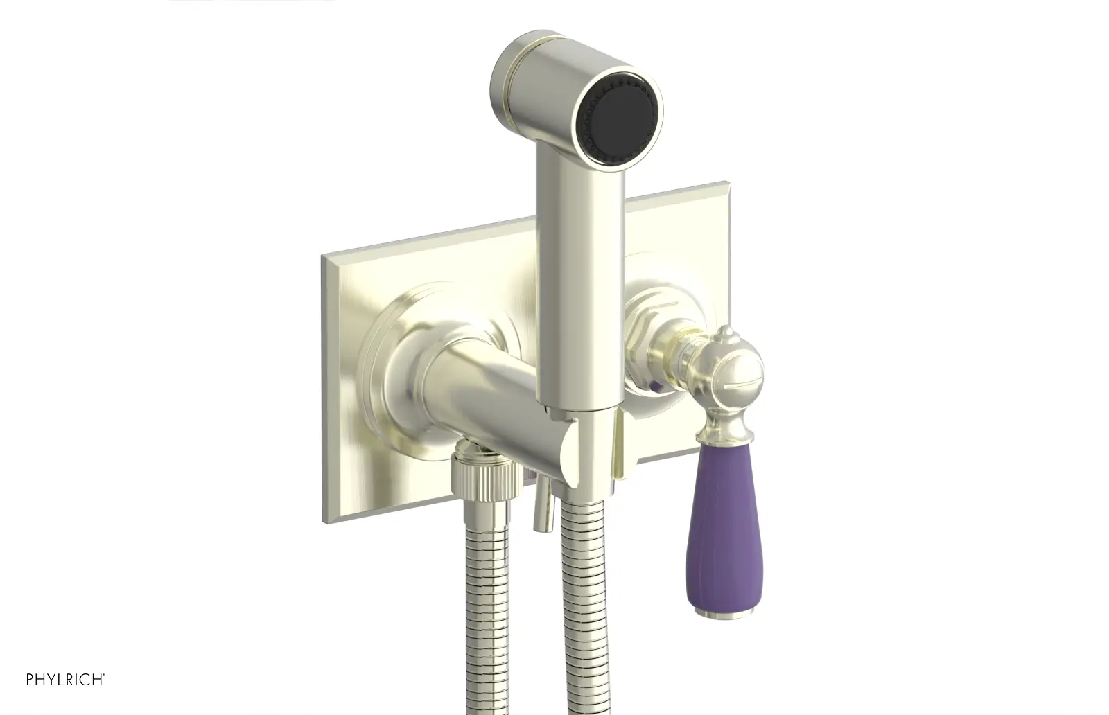 Phylrich Jamestown Wall Mounted Bidet with Lever Handle by Phylrich