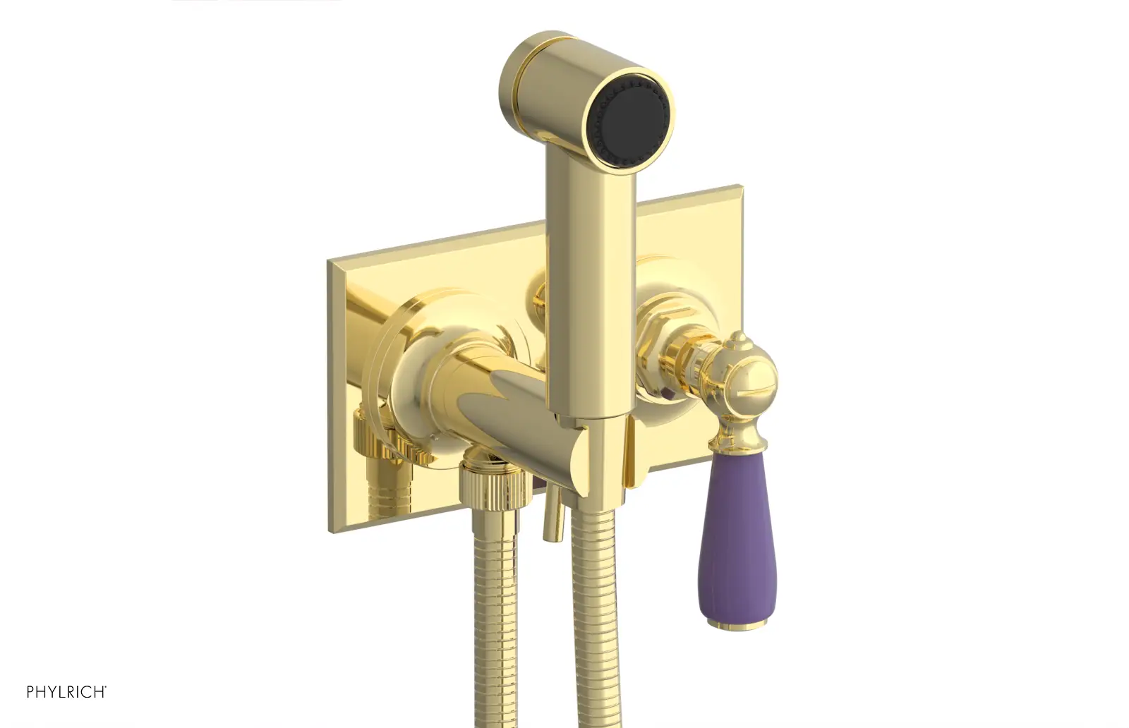 Phylrich Jamestown Wall Mounted Bidet with Lever Handle by Phylrich