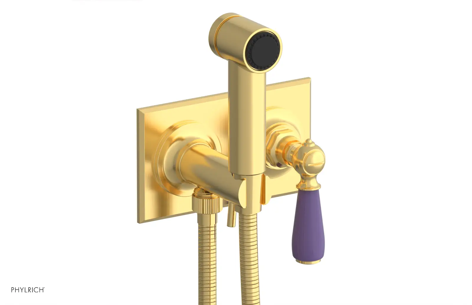 Phylrich Jamestown Wall Mounted Bidet with Lever Handle by Phylrich