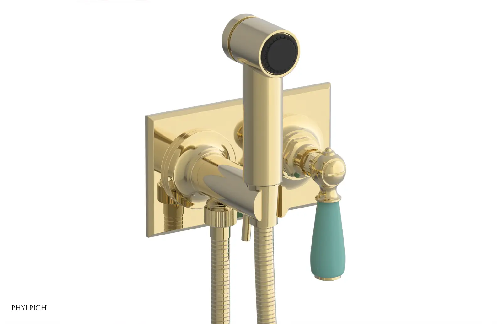 Phylrich Jamestown Wall Mounted Bidet with Lever Handle by Phylrich