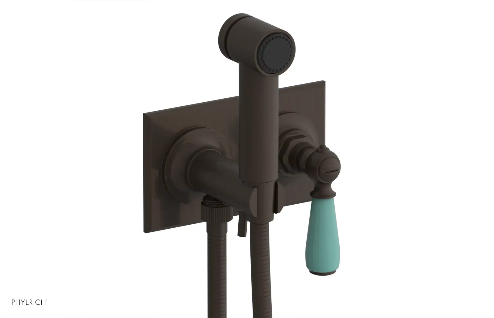 Phylrich Jamestown Wall Mounted Bidet with Lever Handle by Phylrich