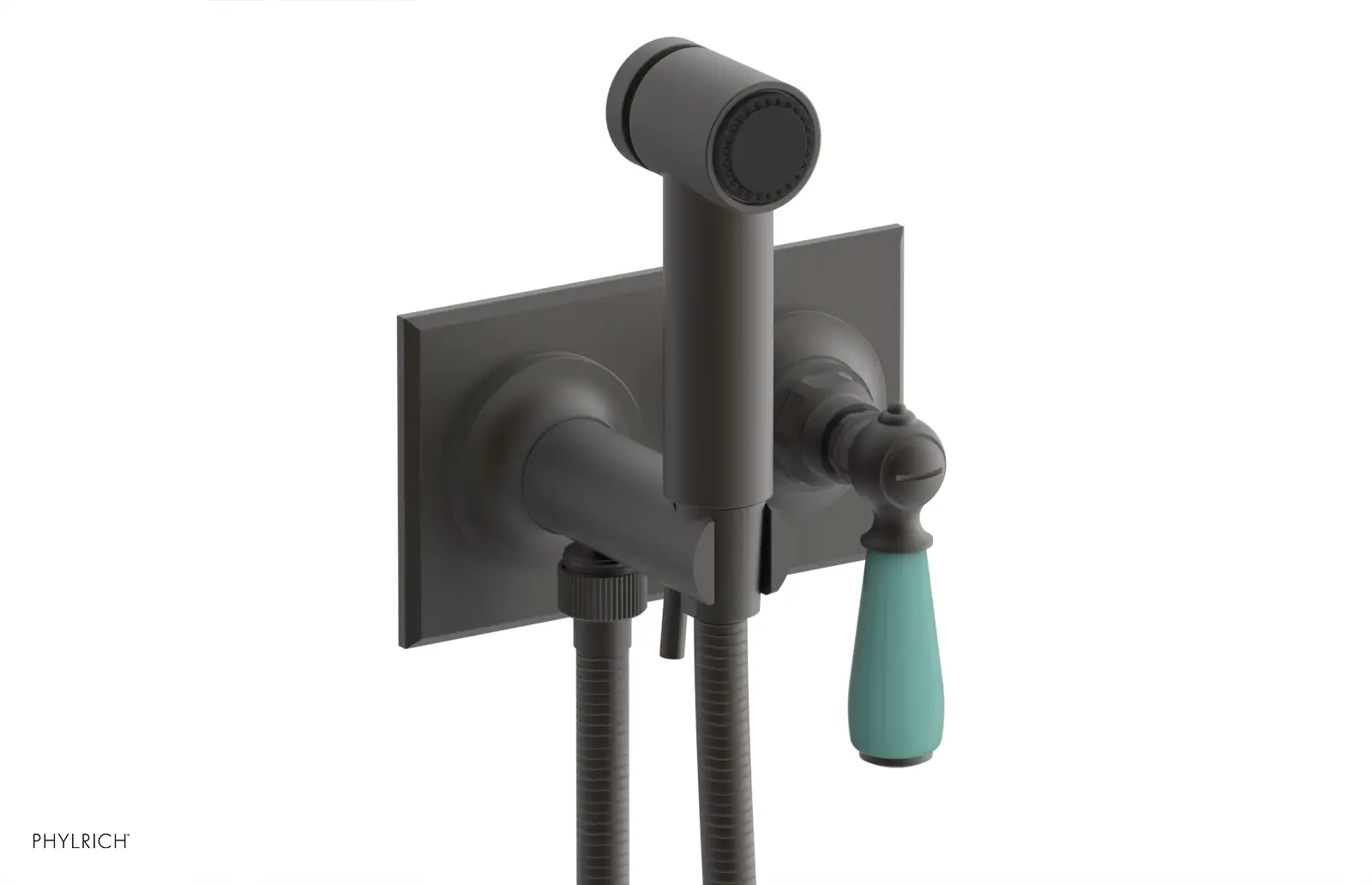 Phylrich Jamestown Wall Mounted Bidet with Lever Handle by Phylrich