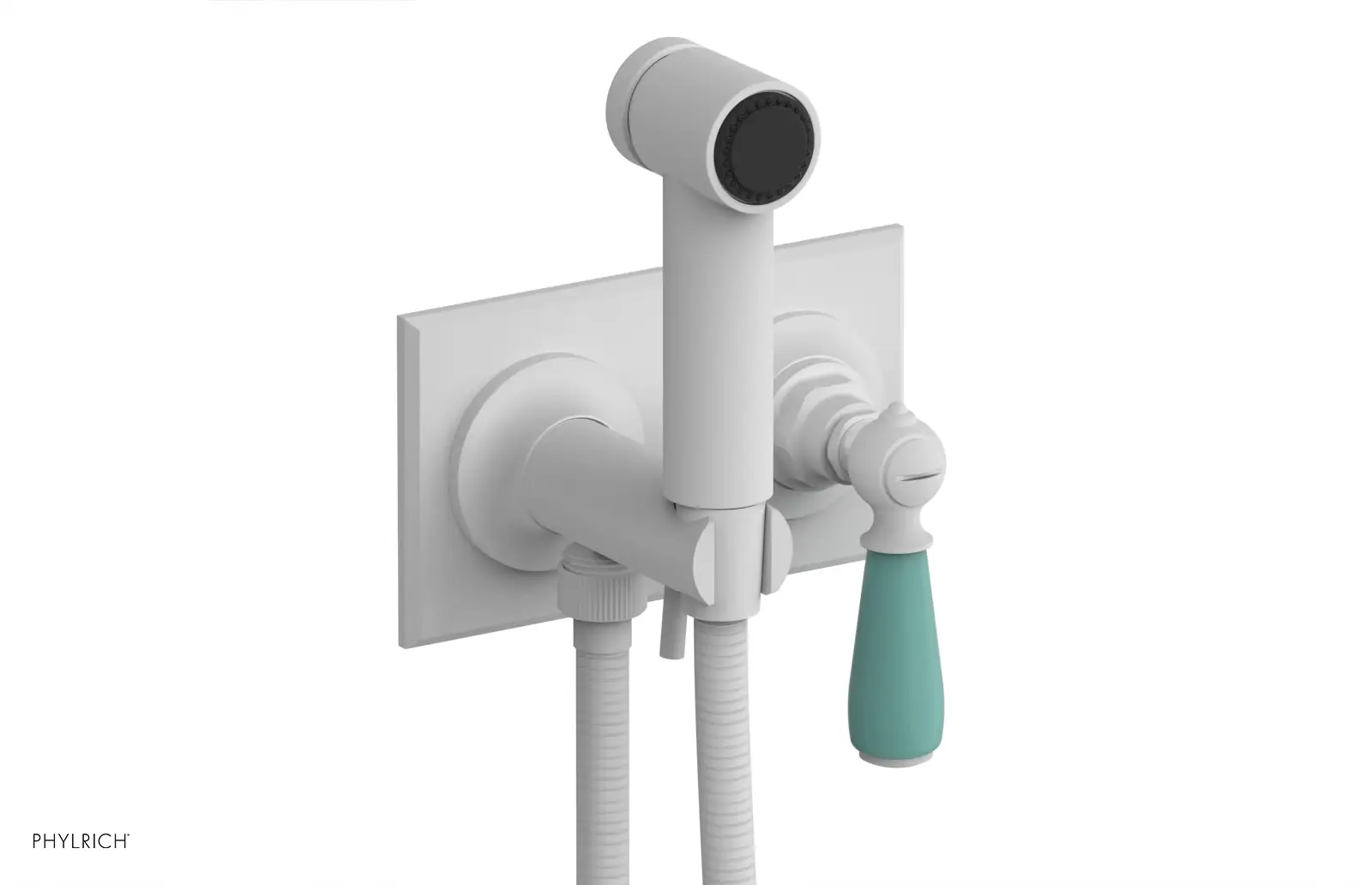 Phylrich Jamestown Wall Mounted Bidet with Lever Handle by Phylrich