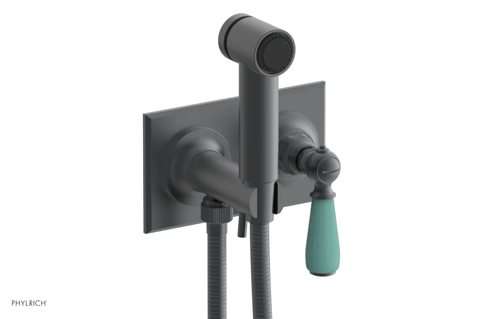 Phylrich Jamestown Wall Mounted Bidet with Lever Handle by Phylrich