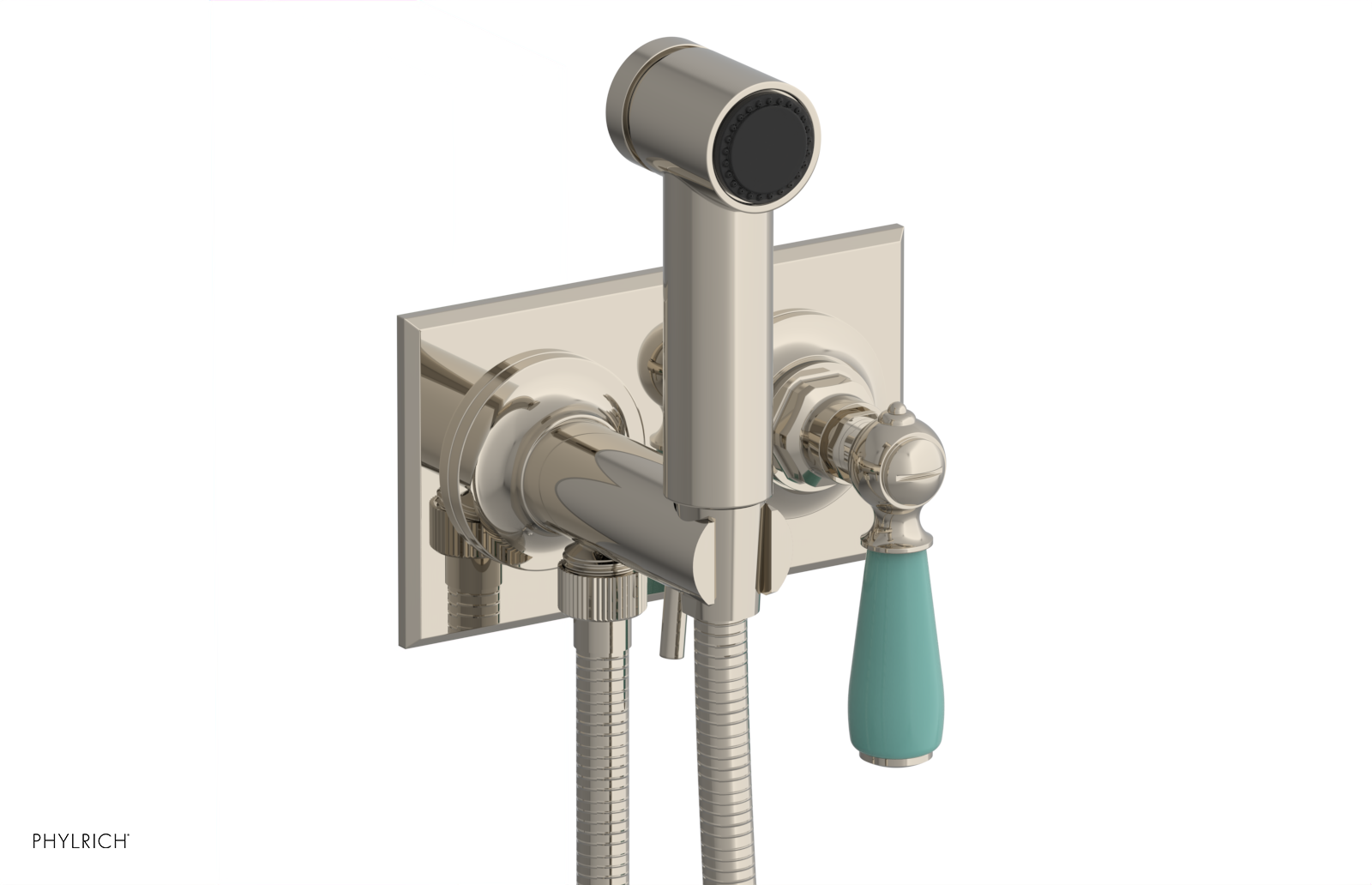 Phylrich Jamestown Wall Mounted Bidet with Lever Handle