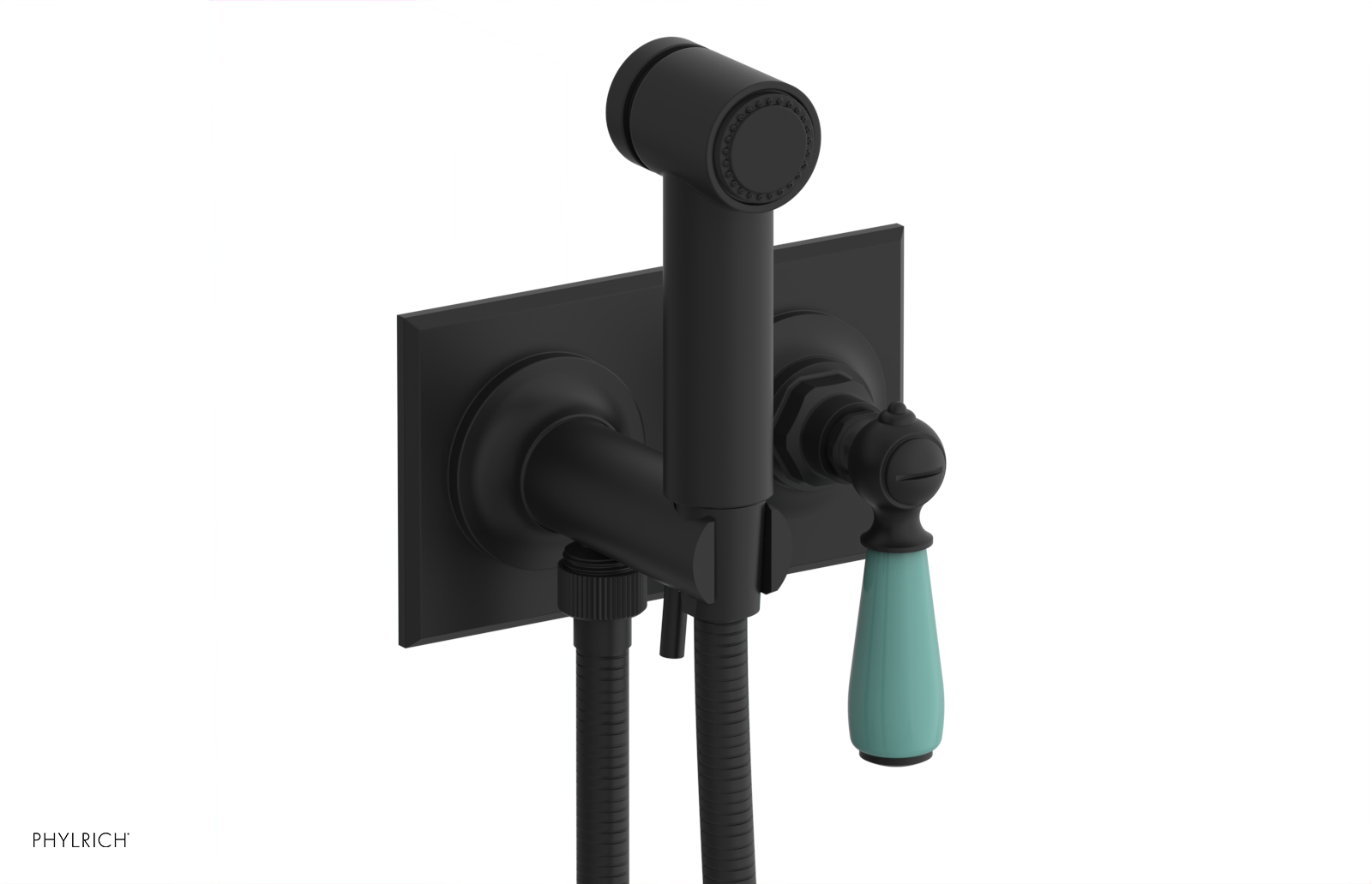 Phylrich Jamestown Wall Mounted Bidet with Lever Handle