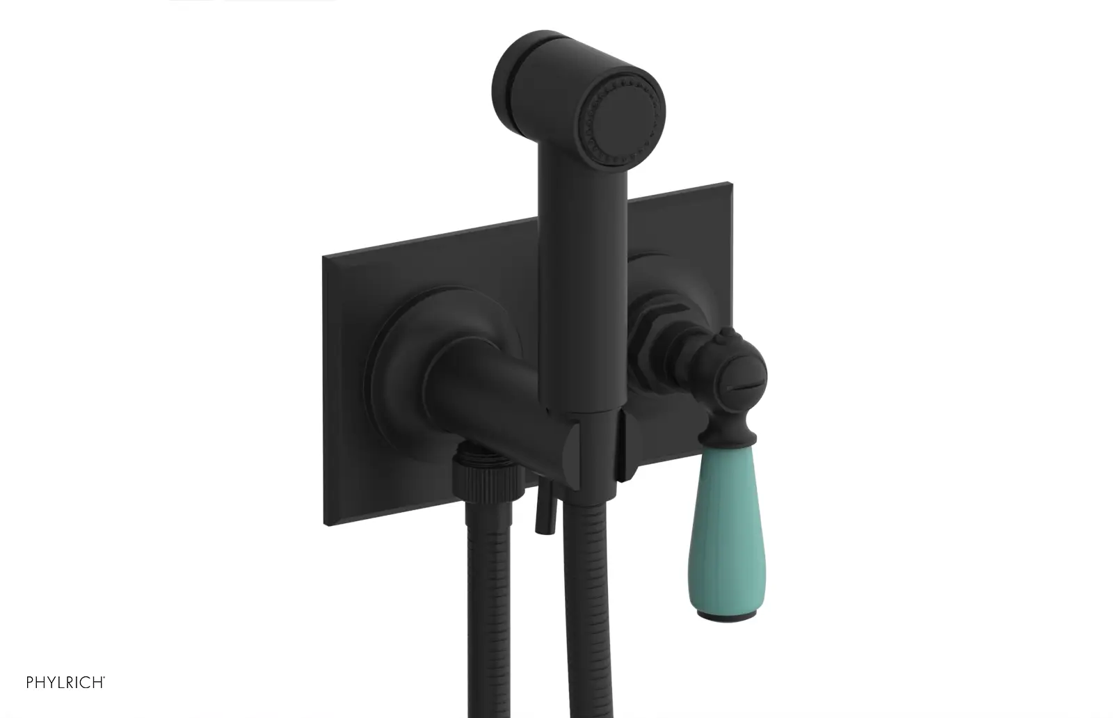 Phylrich Jamestown Wall Mounted Bidet with Lever Handle by Phylrich