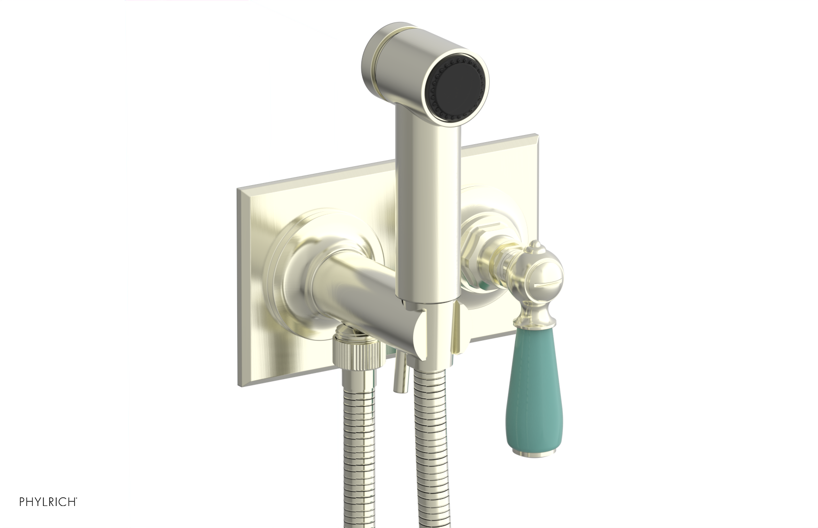 Phylrich Jamestown Wall Mounted Bidet with Lever Handle